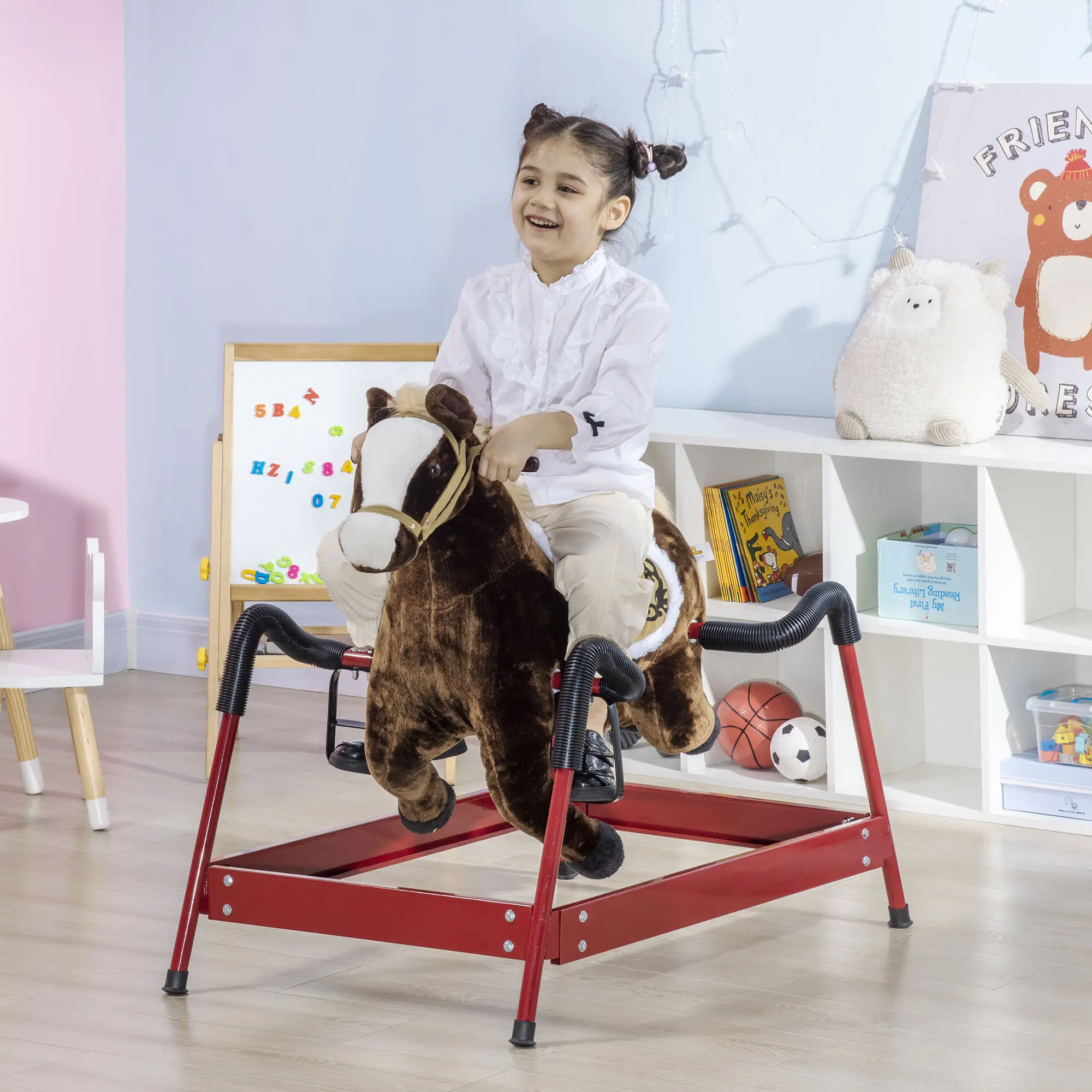 Kids Spring Rocking Horse, Ride on Horse