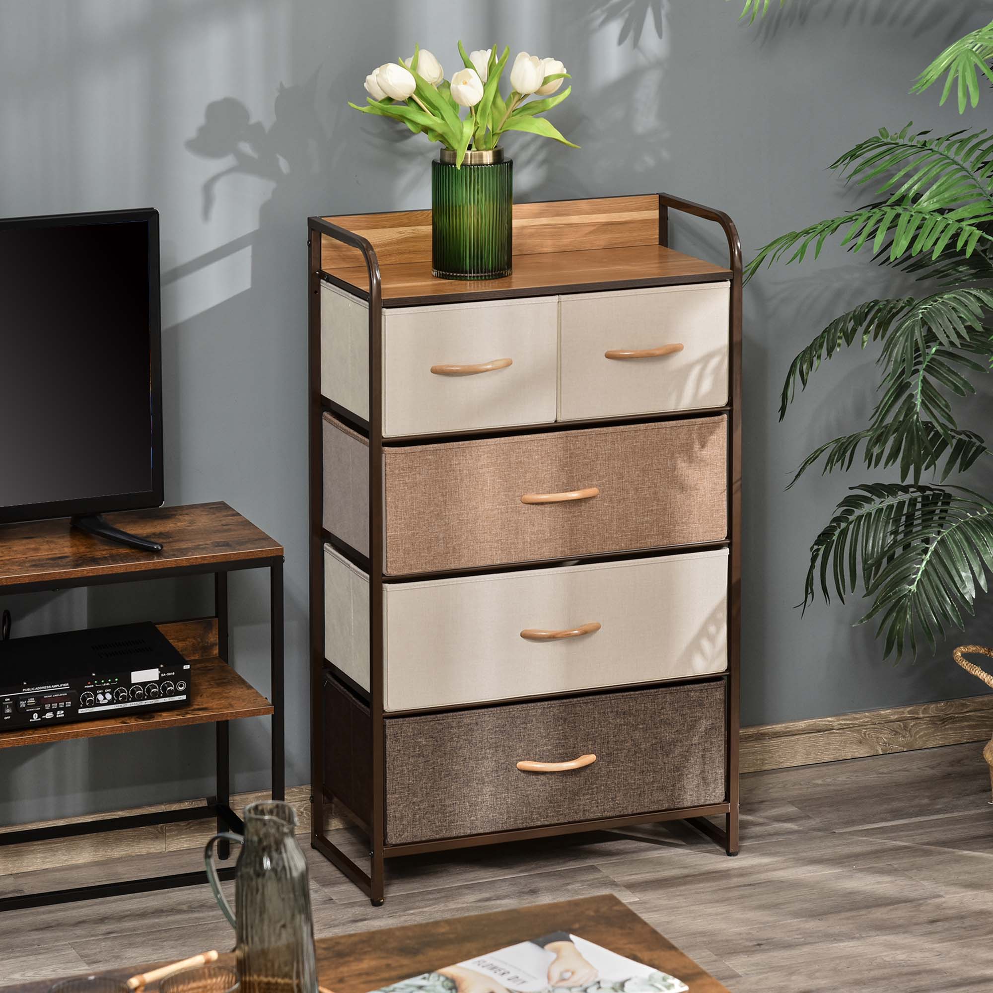 5-Drawer Fabric Dresser Tower β 4-Tier Storage Organizer β photo 7