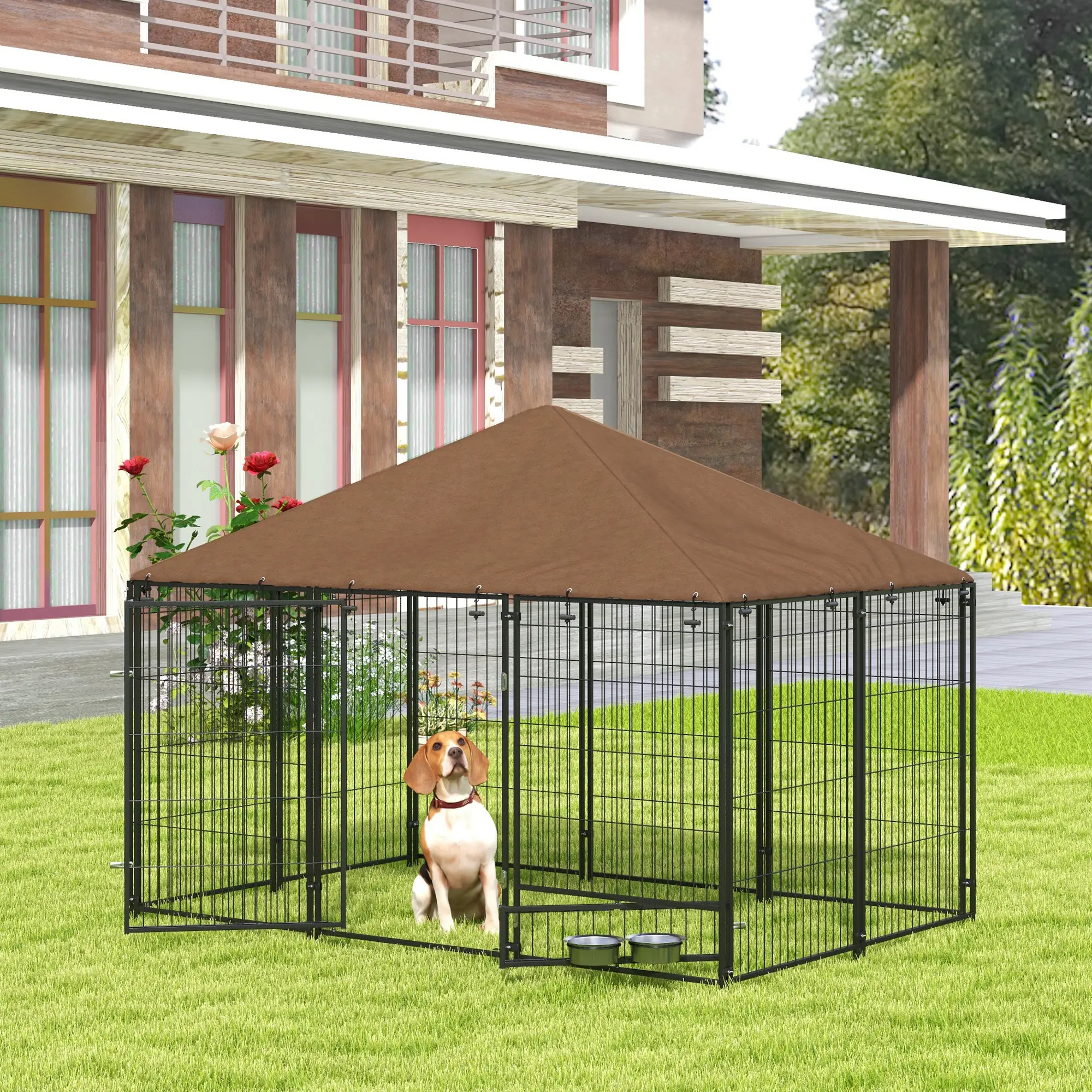 Outside Dog Kennel, 6.9 x 4.6 5
