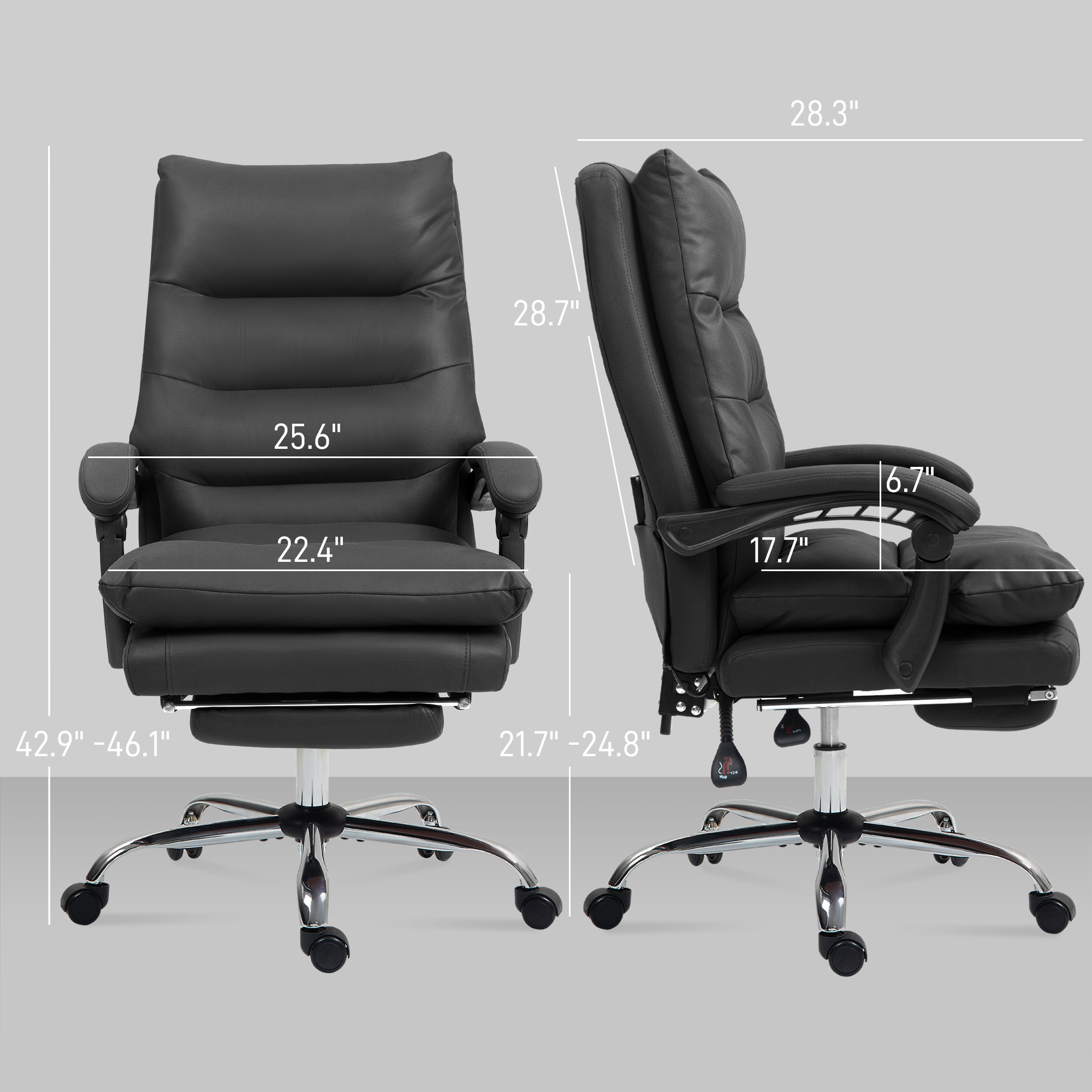 Massage Office Chair with Heat Function — photo 5