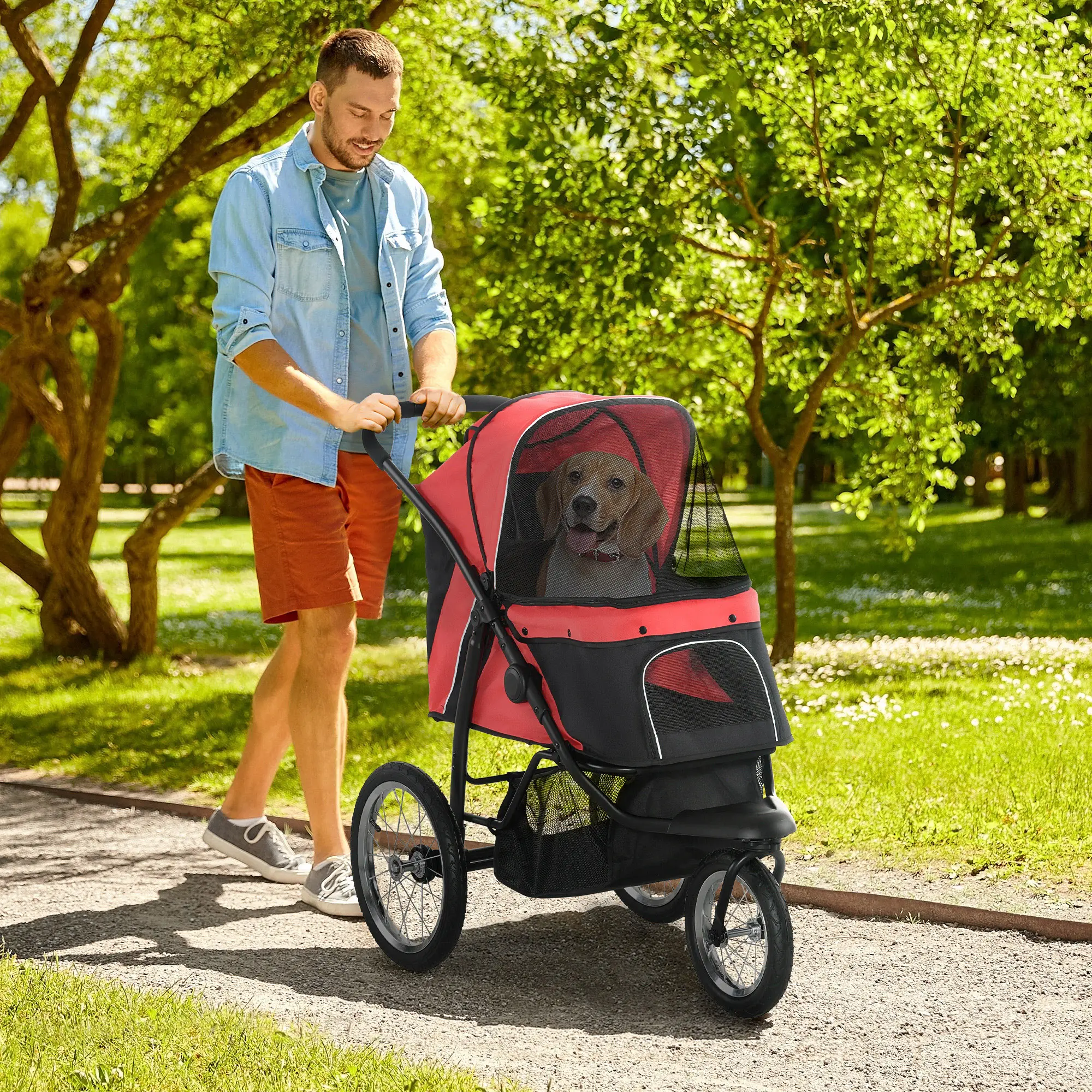 3 Wheels Pet Stroller