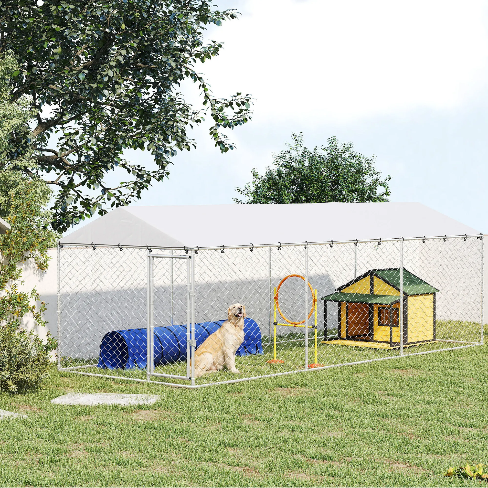 20 x 7.5 6.5 Dog Kennel Outdoor