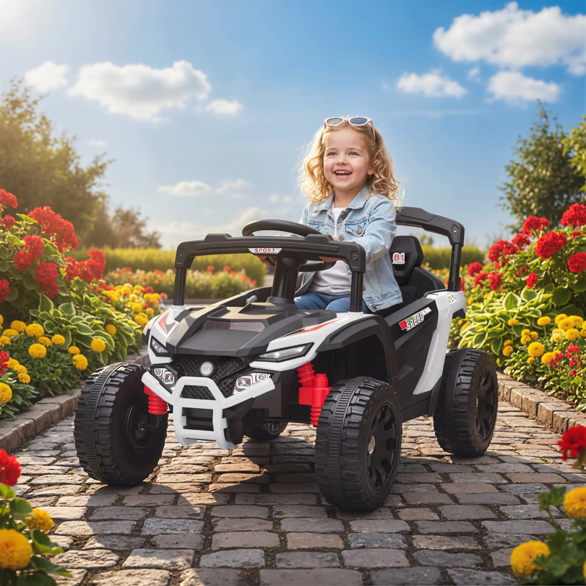 12V Kids Ride On Truck, Battery Powered