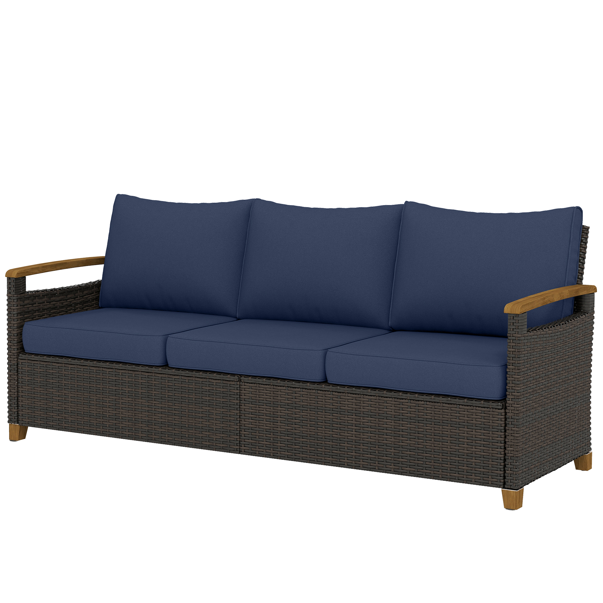 PE Wicker Outdoor Sofa, picture 5 of 5