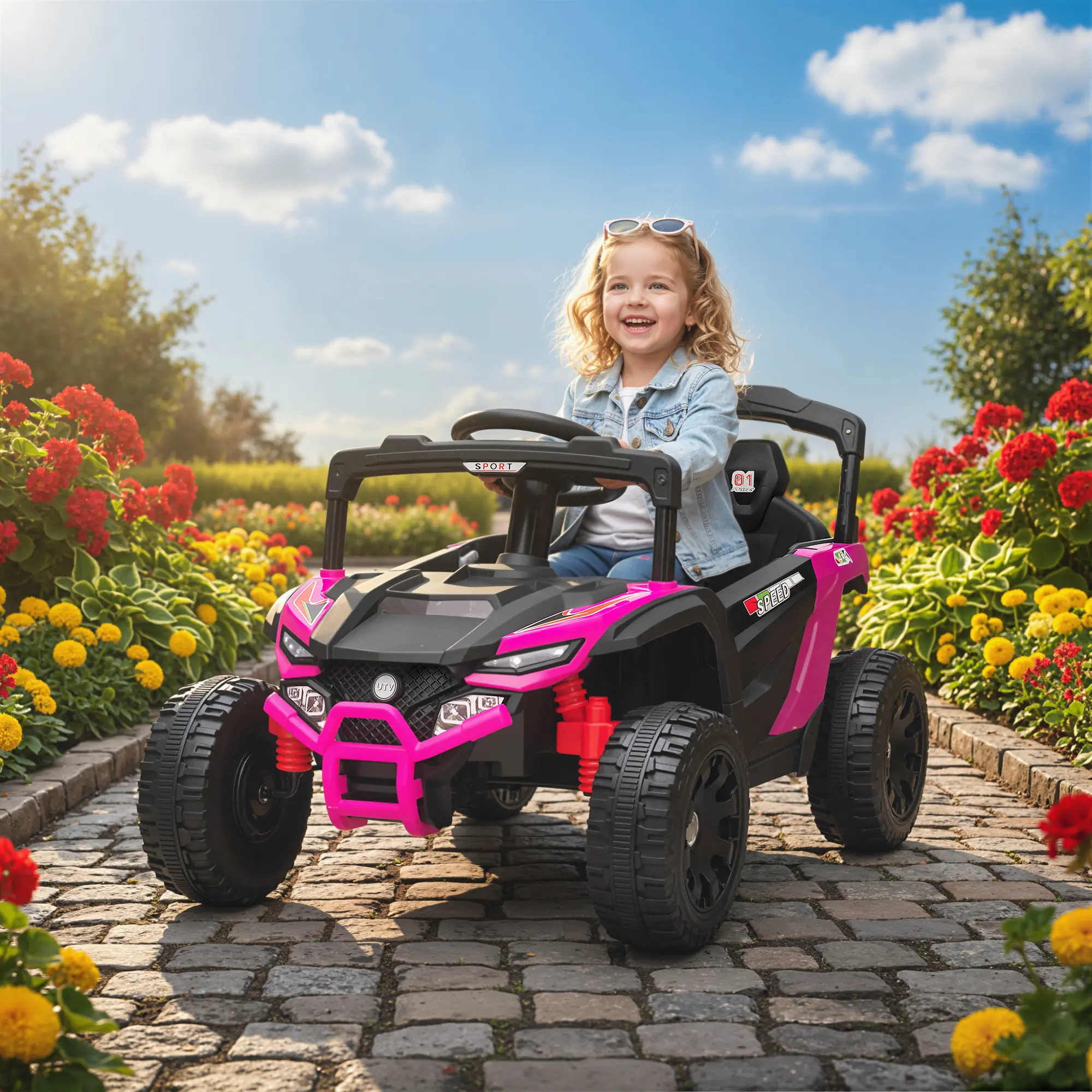 12V Kids Ride On Truck, Battery Powered