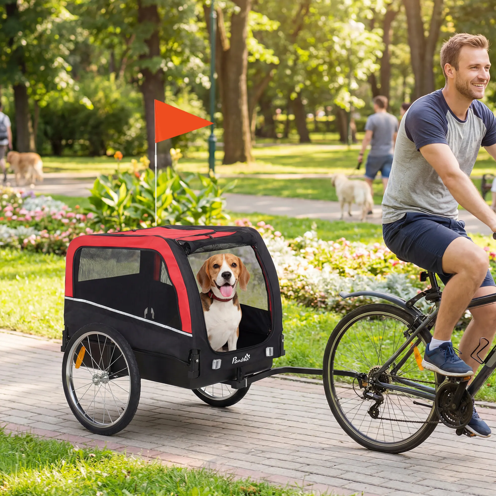 Dog Bike Trailer, Pet Cart Bicycle Carrier