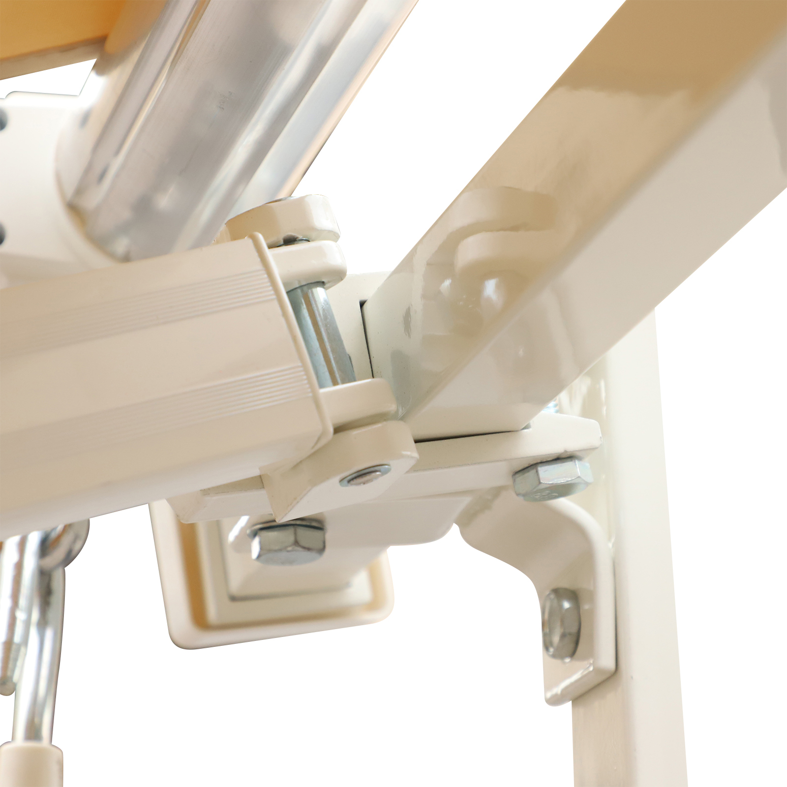  10' x 8' Retractable Awning, Patio Awnings, Sunshade Shelter w/ Manual Crank Handle, UV & Water-Resistant Fabric and Aluminum Frame for Deck, Balcony, Yard, Beige