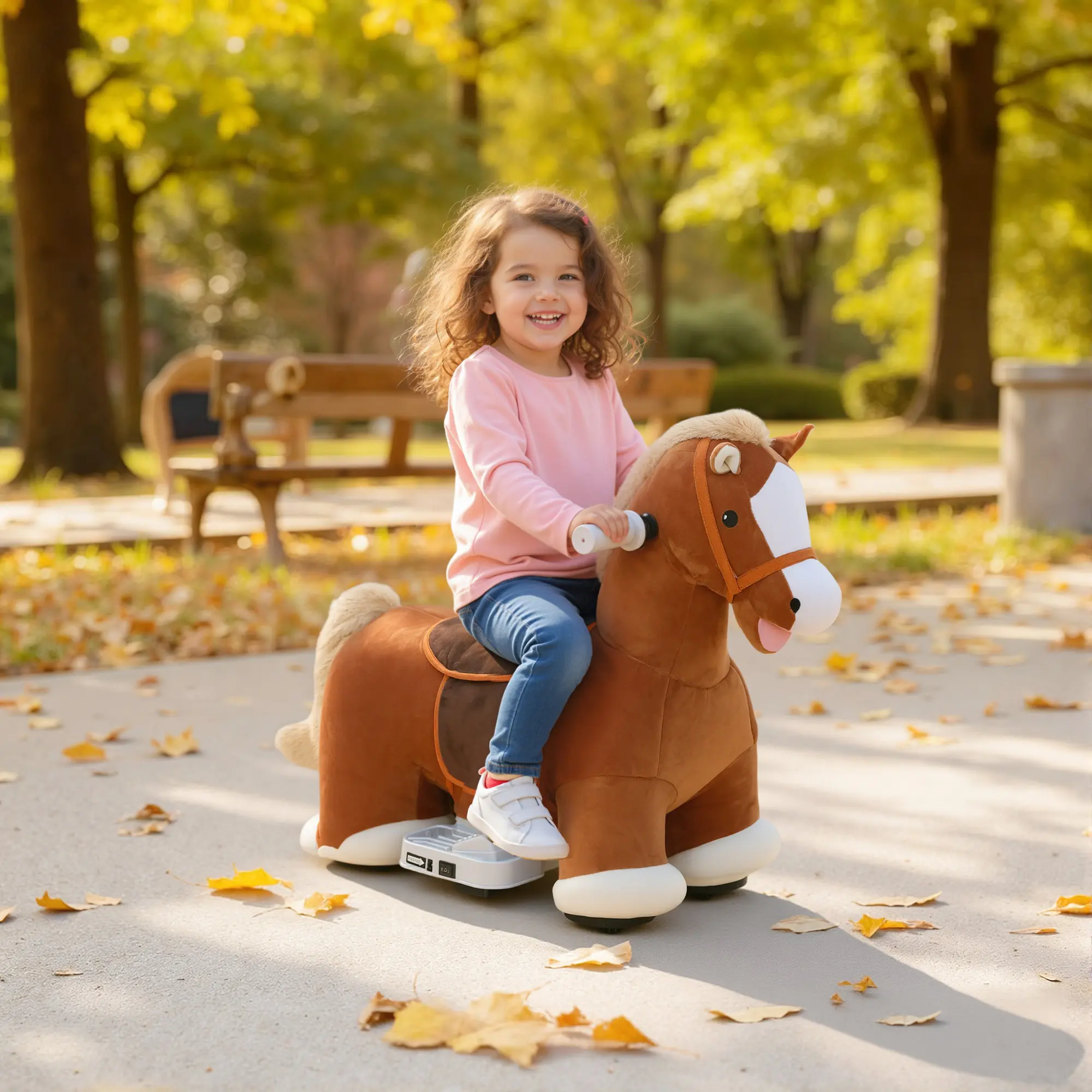6V Battery Powered Ride on Horse
