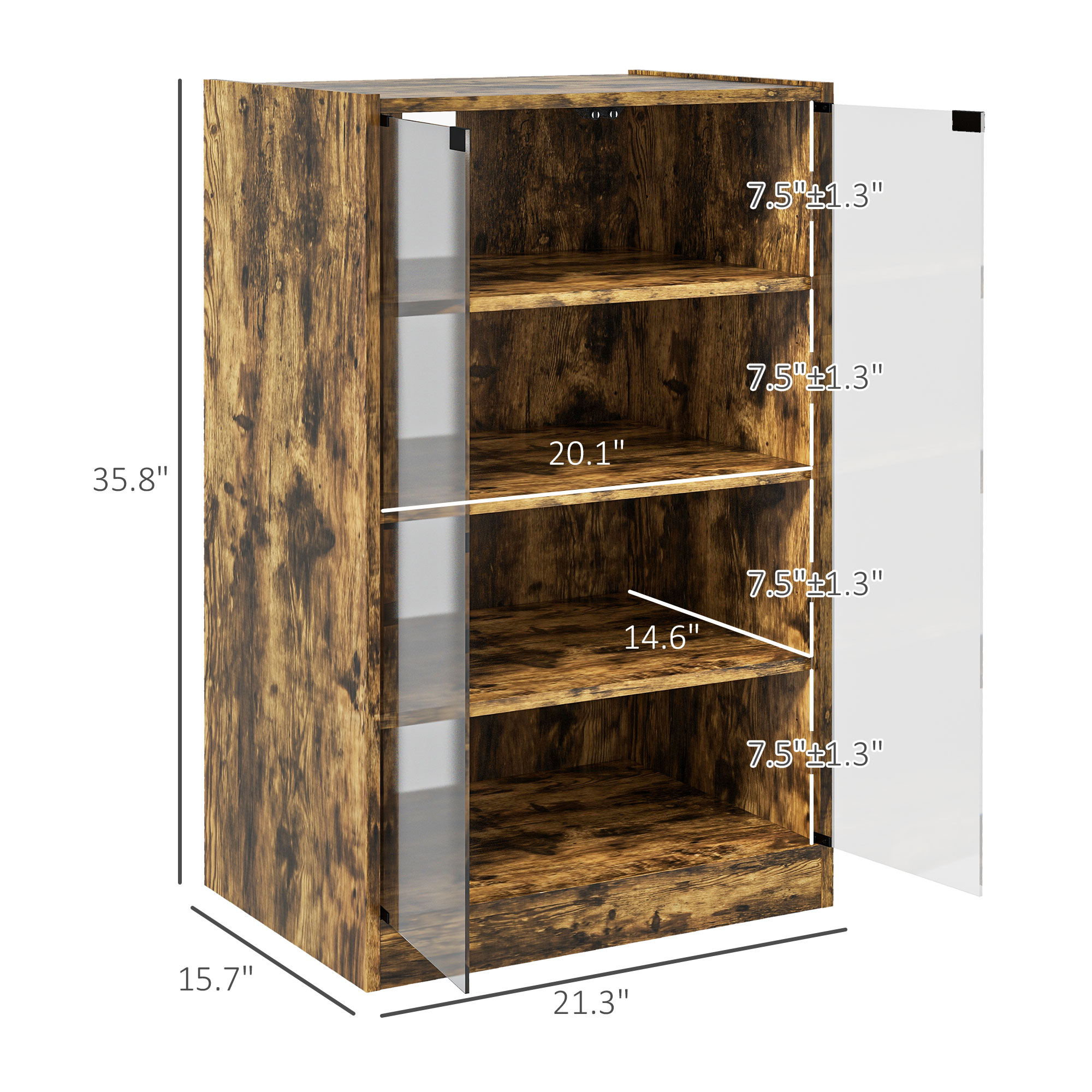 5-Tier Media Cabinet, picture 2 of 5