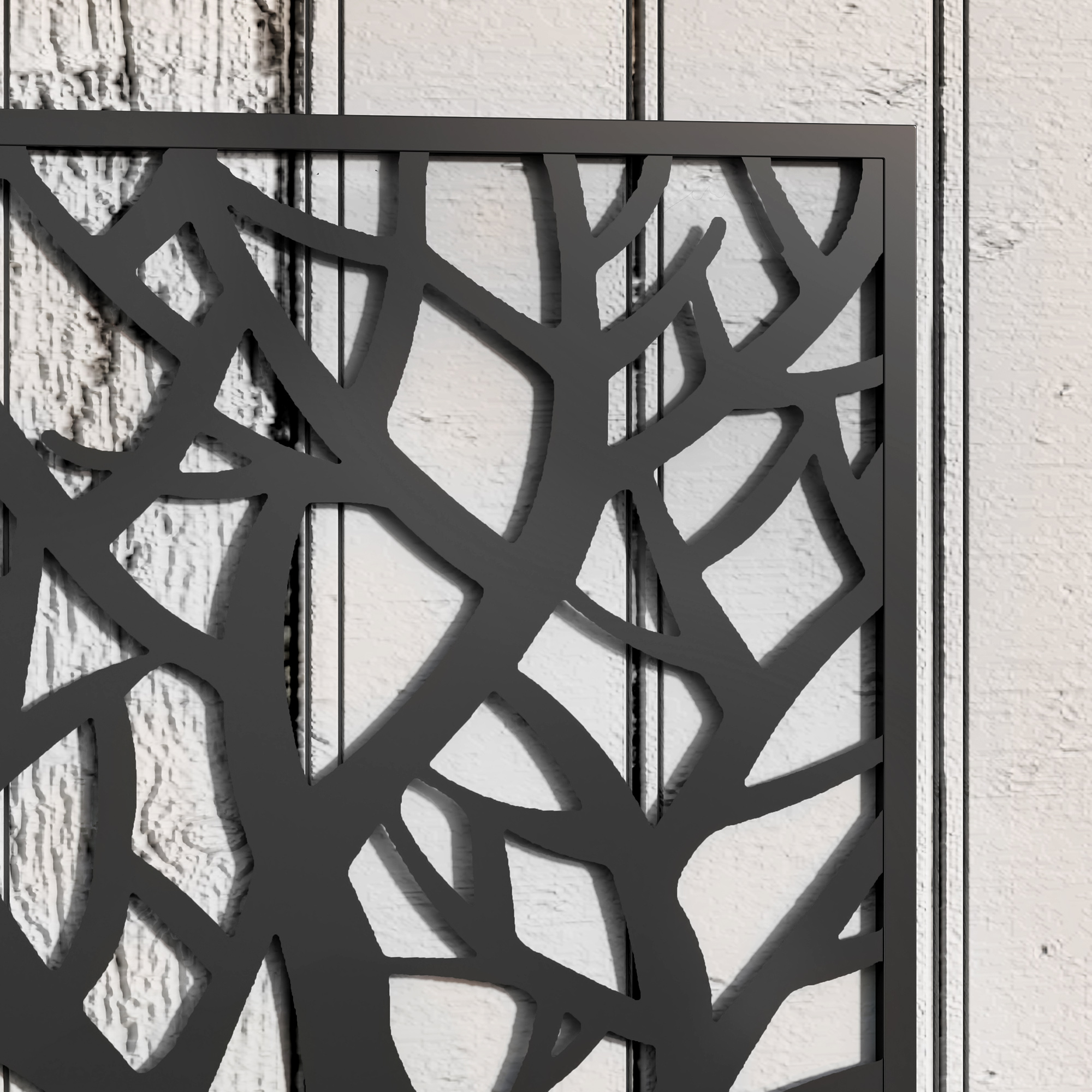  Metal Garden Bed with Trellis for Climbing Plants, Freestanding or Wall Mounted Flower Bed for Garden, Patio, Balcony