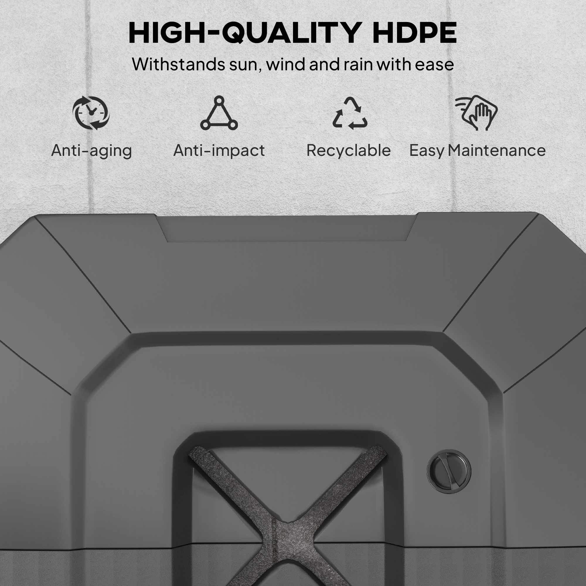  2-Piece Cantilever Umbrella Base Weight Set, 231 lb Water or Sand Fillable Outdoor Offset Umbrella Weights, Black