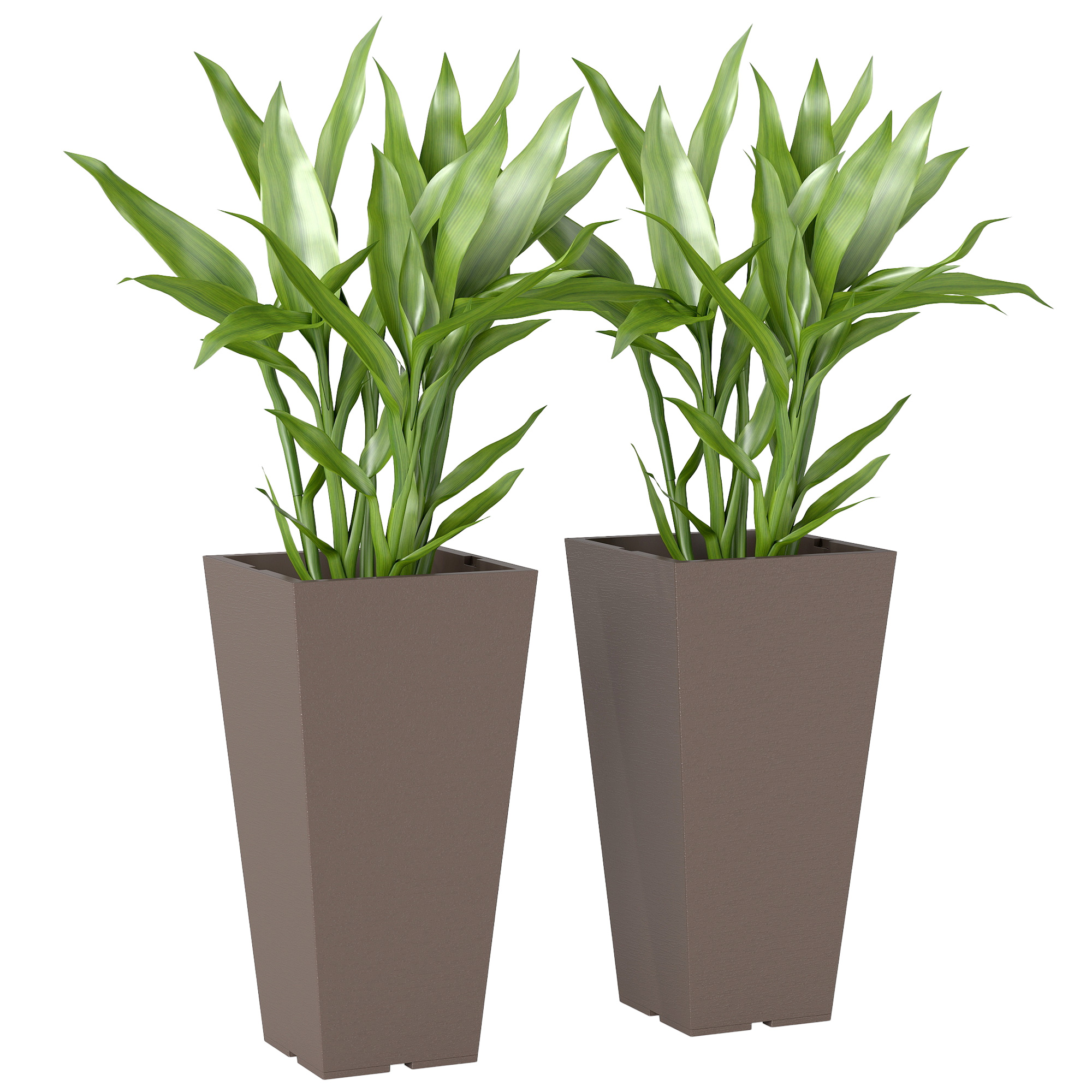 Tall Outdoor Planters, Set of 2, picture 2 of 2