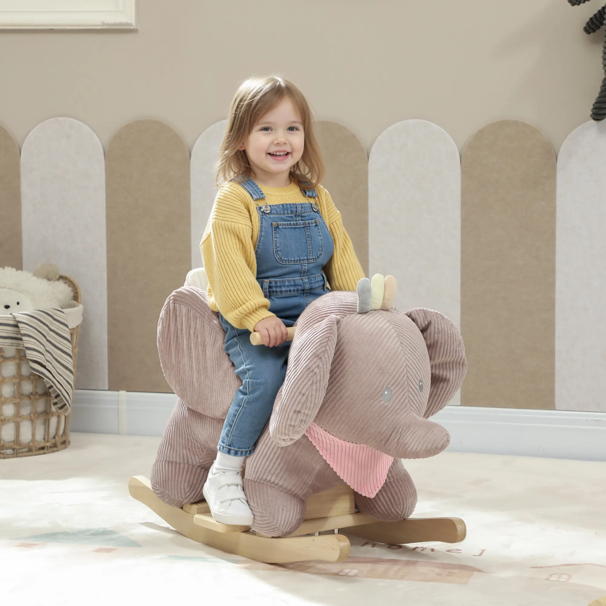 Baby Rocking Horse with Seat, Kids Ride