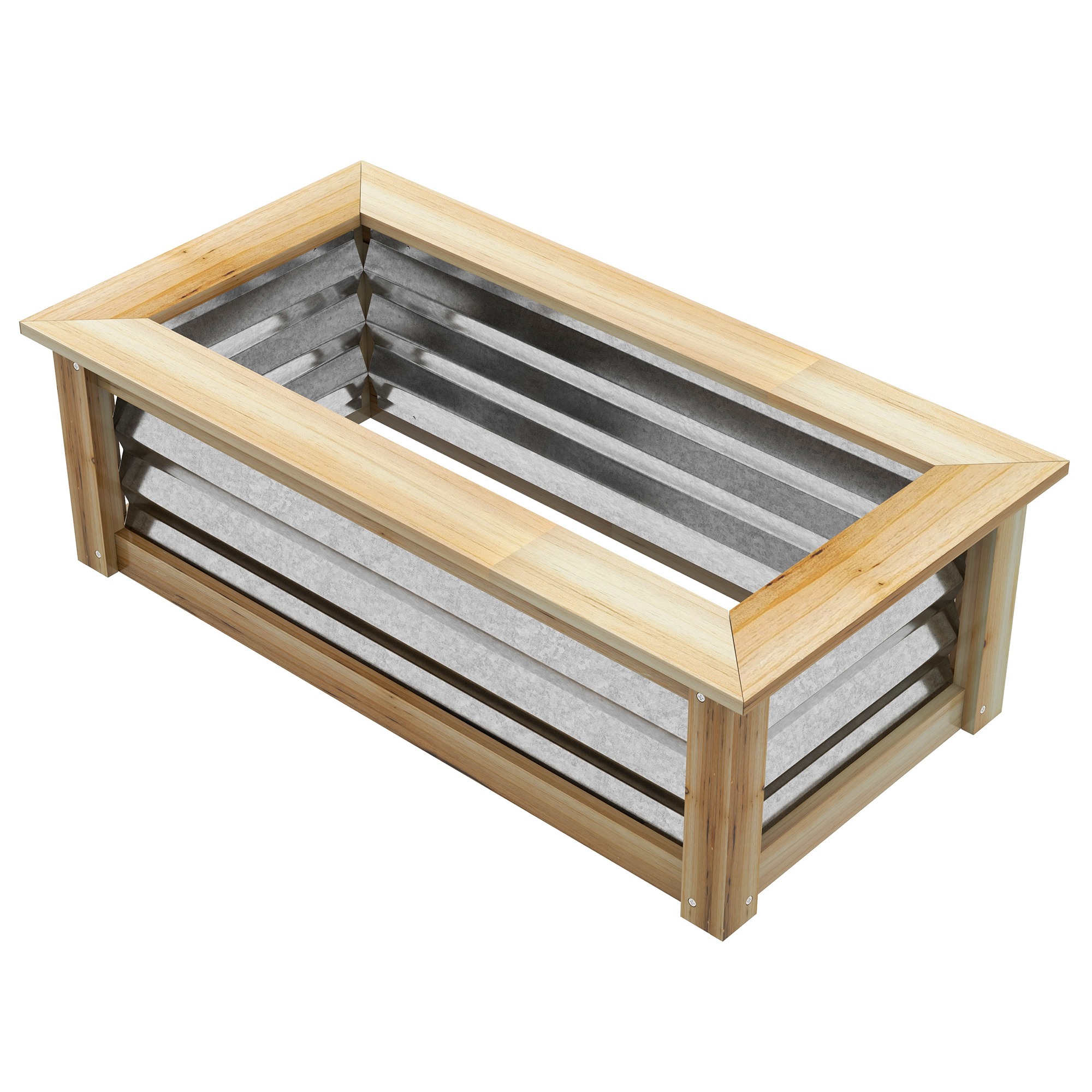 Galvanized Steel Raised Garden Bed, picture 4 of 4
