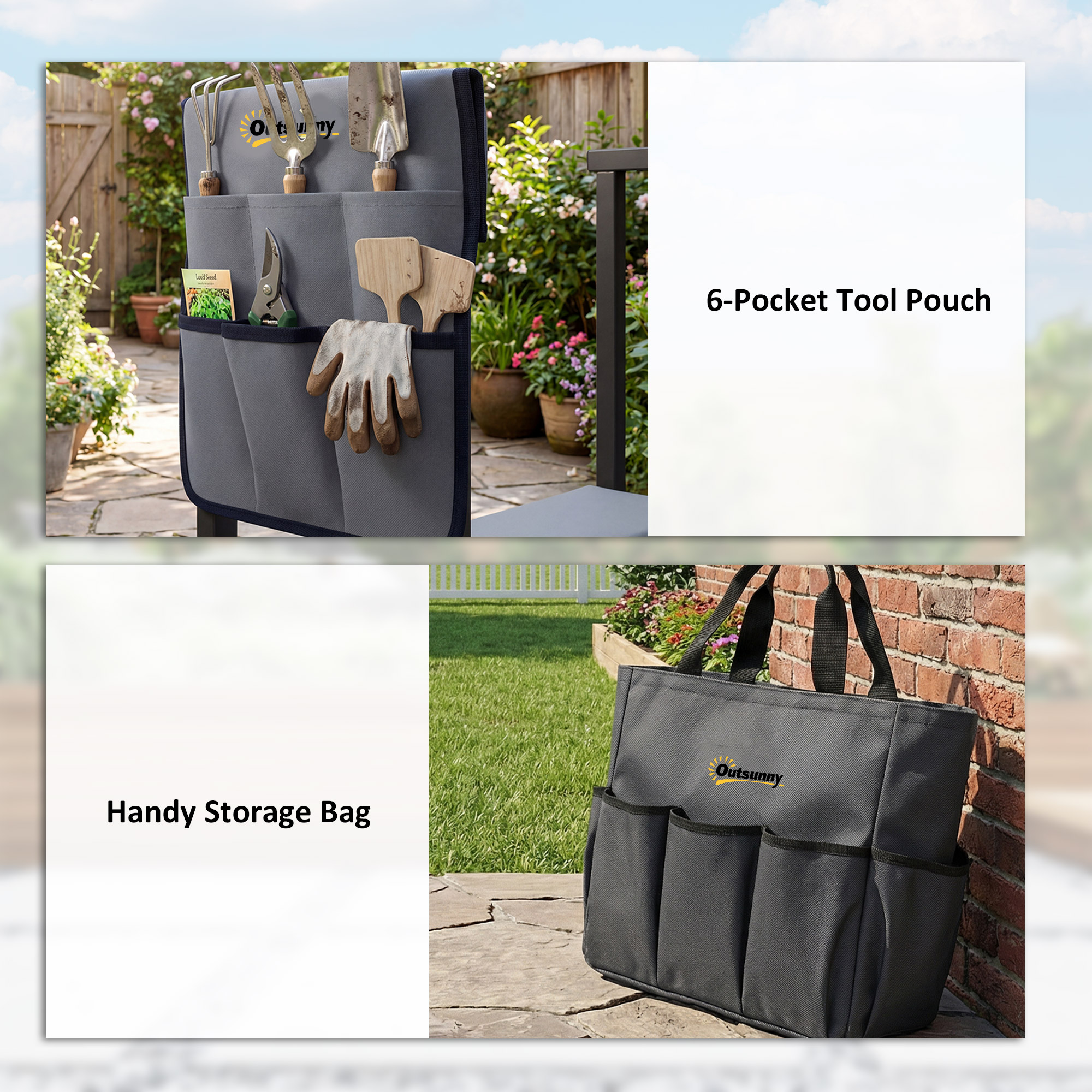  Garden Kneeler and Seat, Heavy Duty Foldable Gardening Stool with Thicker Soft Kneeling Pad, Extendable Steel Leg