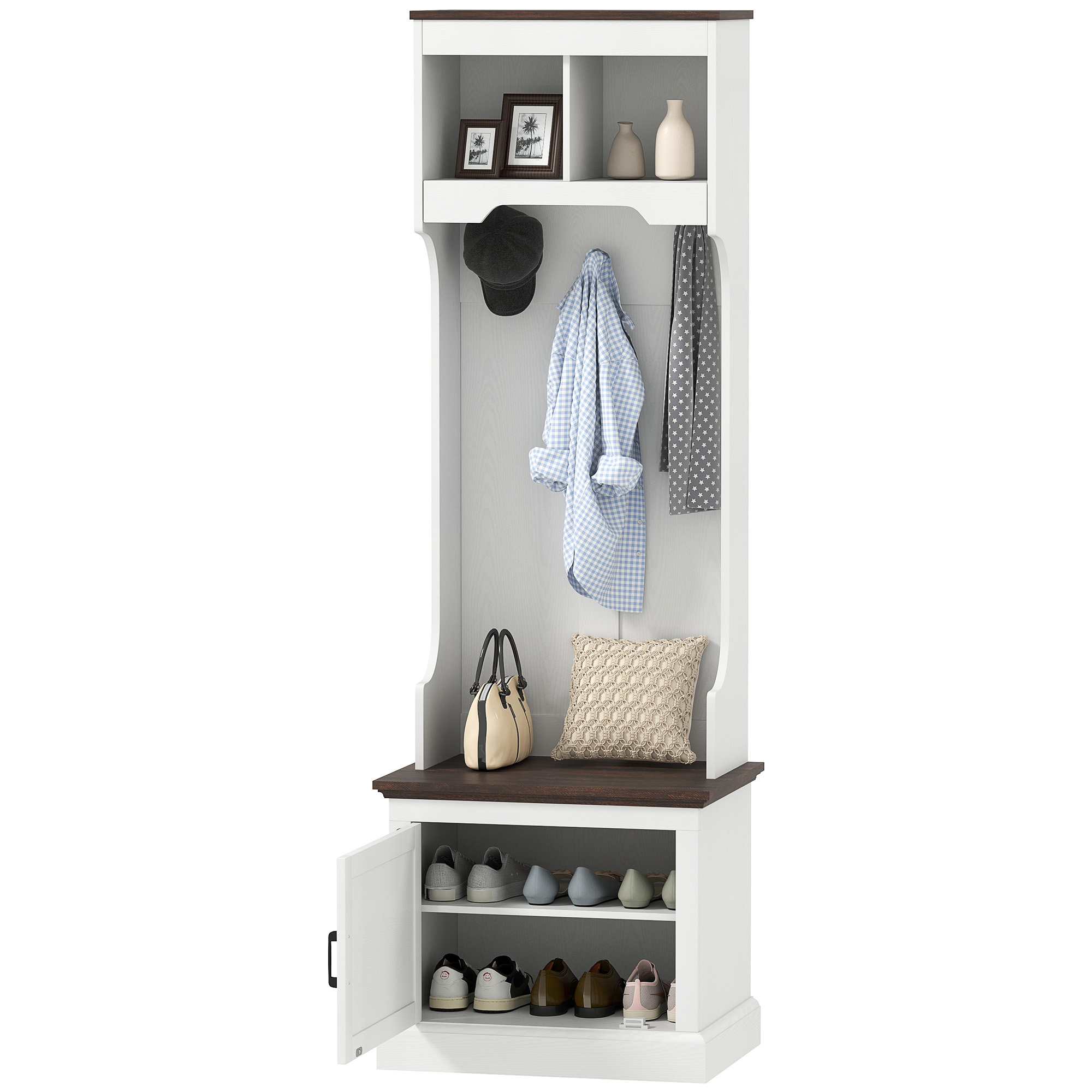 Hall Tree with Shoe Storage, picture 5 of 5