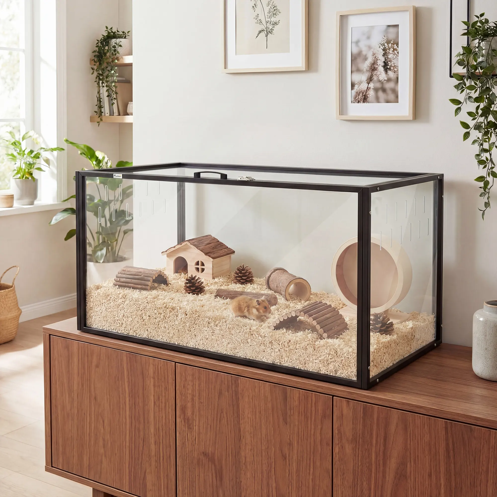 Large Acrylic Hamster Cage, Chewproof Guinea Pig