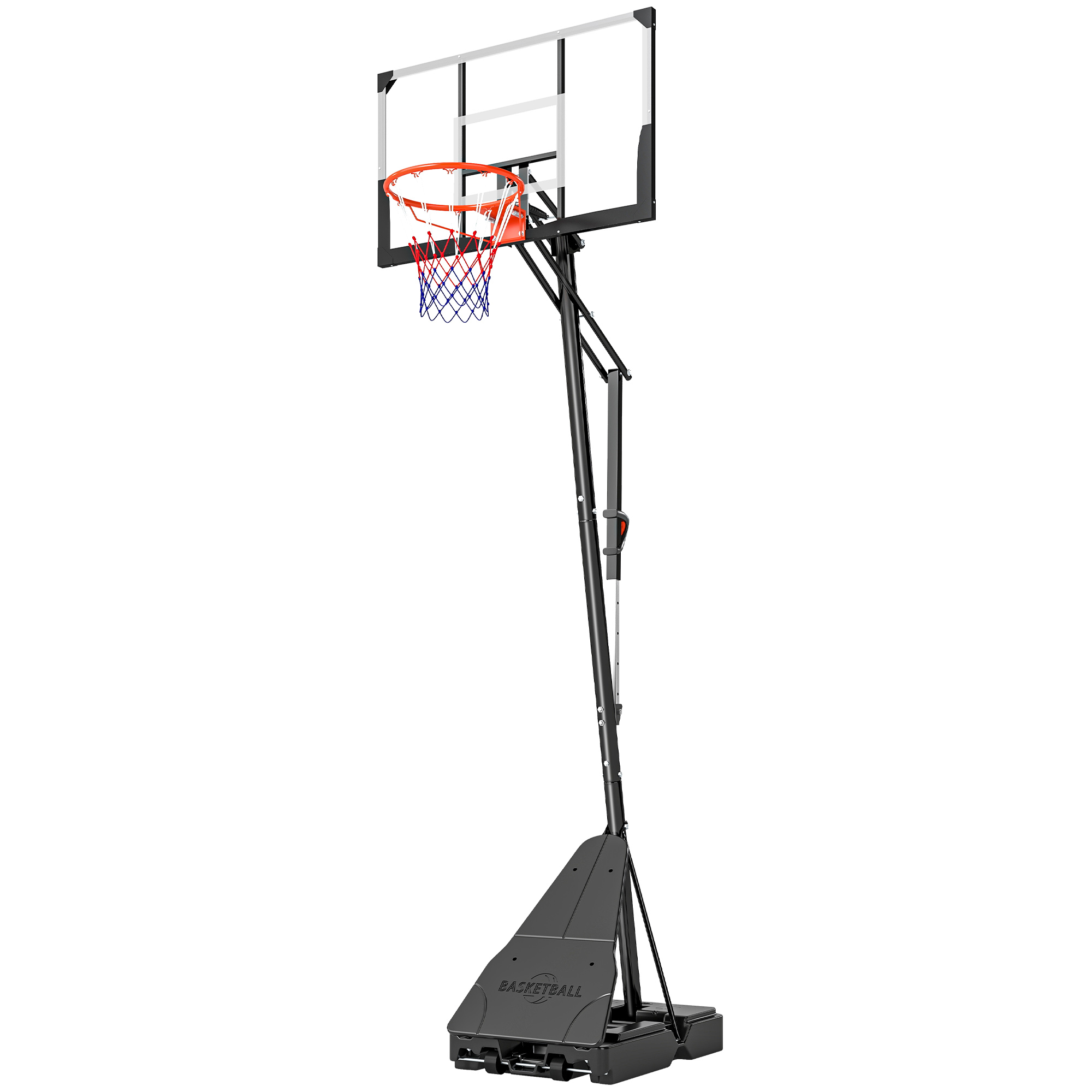 Portable Basketball Hoop Outdoor, 8-10ft Adjustable Basketball Goal, 47 Inch... 9