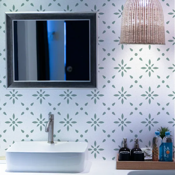 PVC Material 20pcs Self-Adhesive Floor Tiles, PVC Flooring 7.9 X 7.9 Inch Self-Adhesive Waterproof F, Waterproof And Non-Slip Features, DIY Suitable For Bathroom, Kitchen, Living Room, Covers 4.3