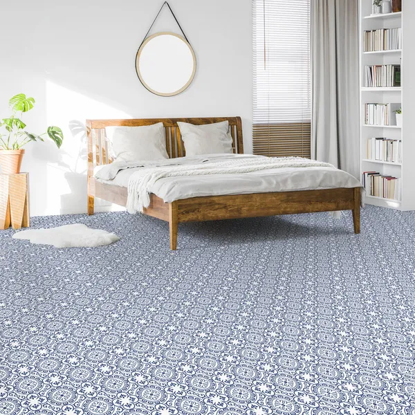 20 PcsSelf-Adhesive Floor Tiles, PVC Flooring 7.9 X 7.9 Inch Self-Adhesive Waterproof Floor Strips, Waterproof And Non-Slip Features, DIY Suitable For Bathroom, Kitchen, Living Room, Covers 4.3 Sq