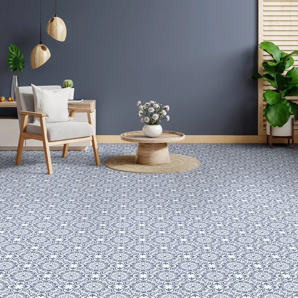 20 PcsSelf-Adhesive Floor Tiles, PVC Flooring 7.9 X 7.9 Inch Self-Adhesive Waterproof Floor Strips, Waterproof And Non-Slip Features, DIY Suitable For Bathroom, Kitchen, Living Room, Covers 4.3 Sq