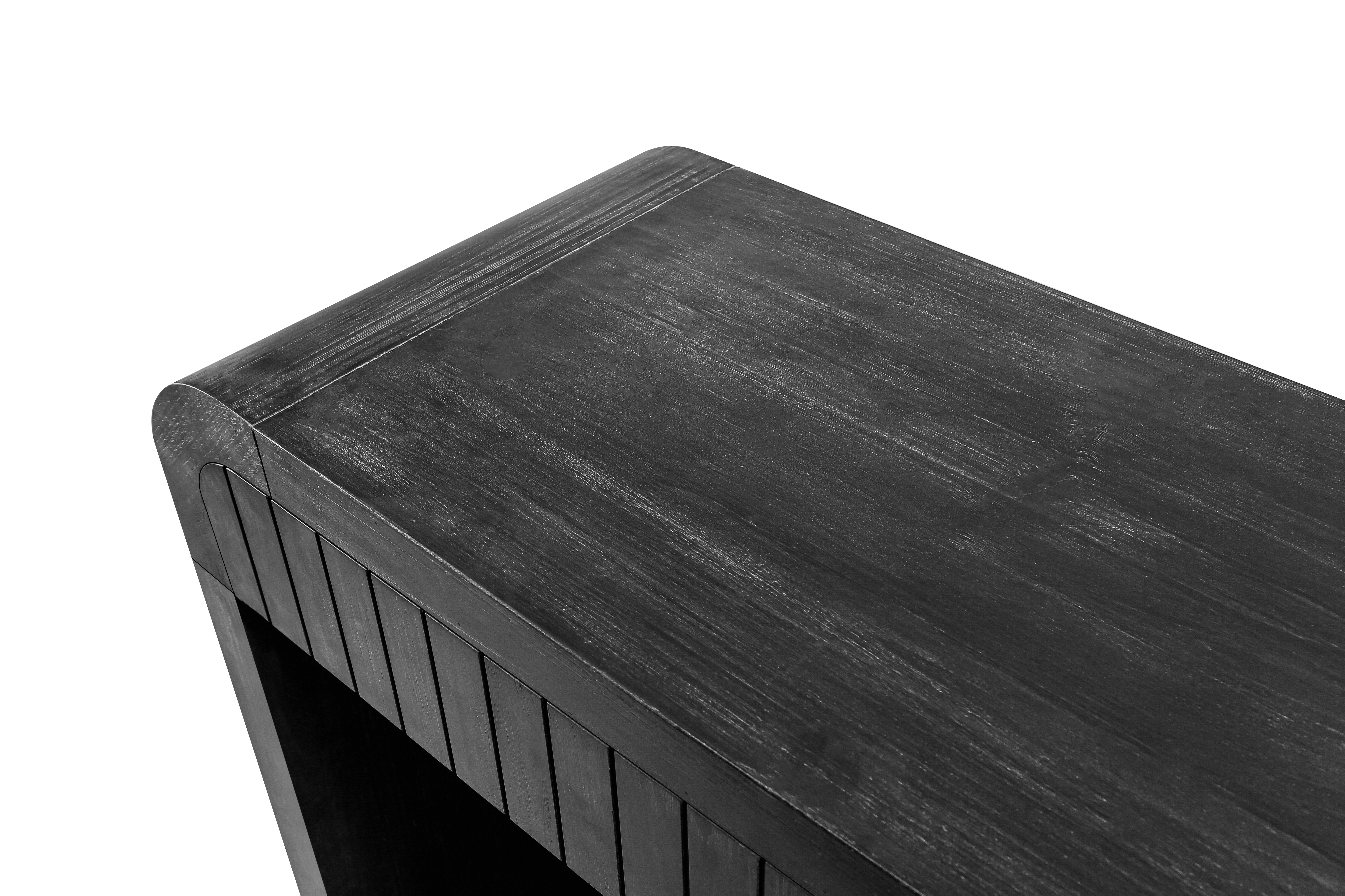 Vintage Console Table With Two Drawers For Entryway And Hallway_voghion.com