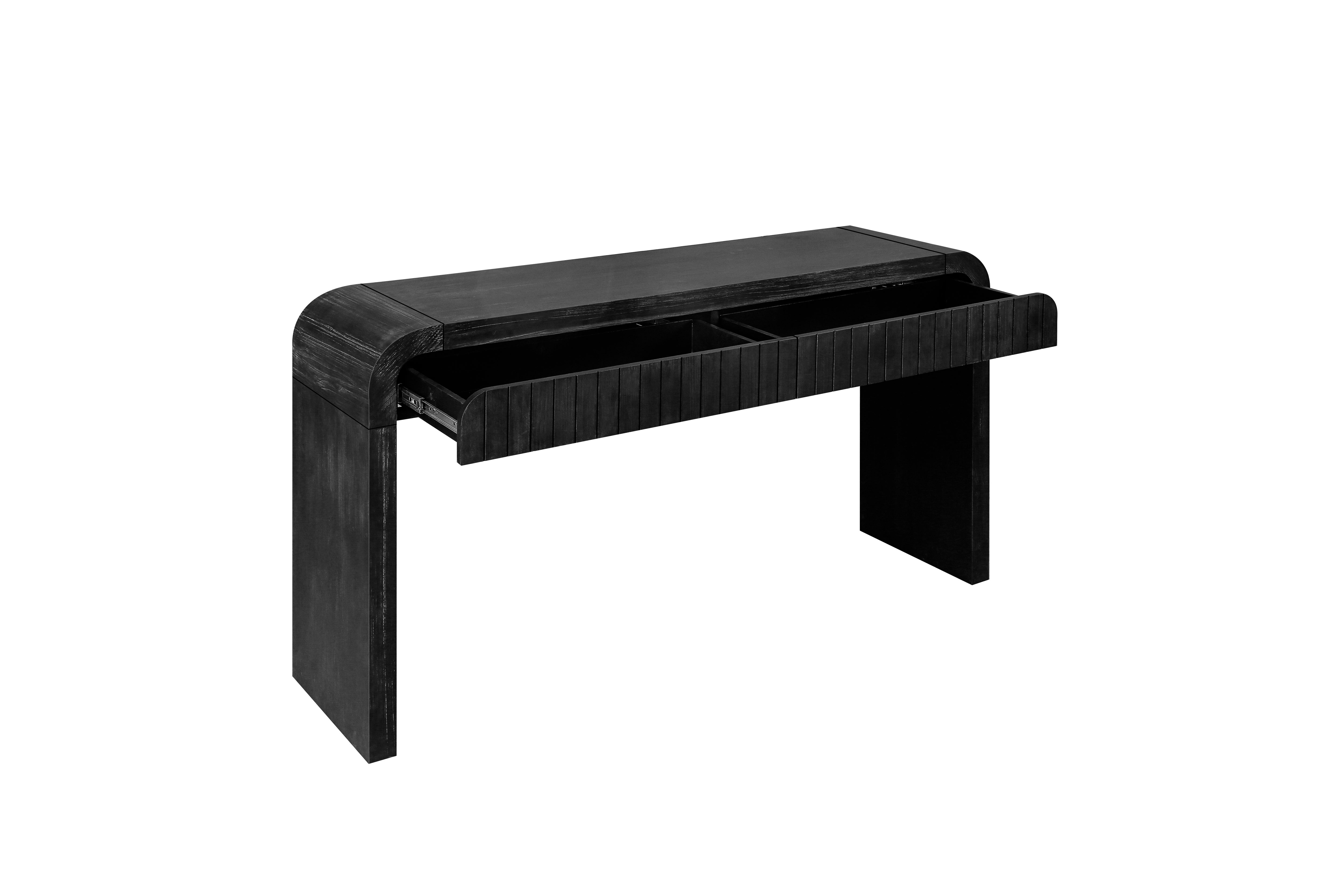 Vintage Console Table With Two Drawers For Entryway And Hallway_voghion.com