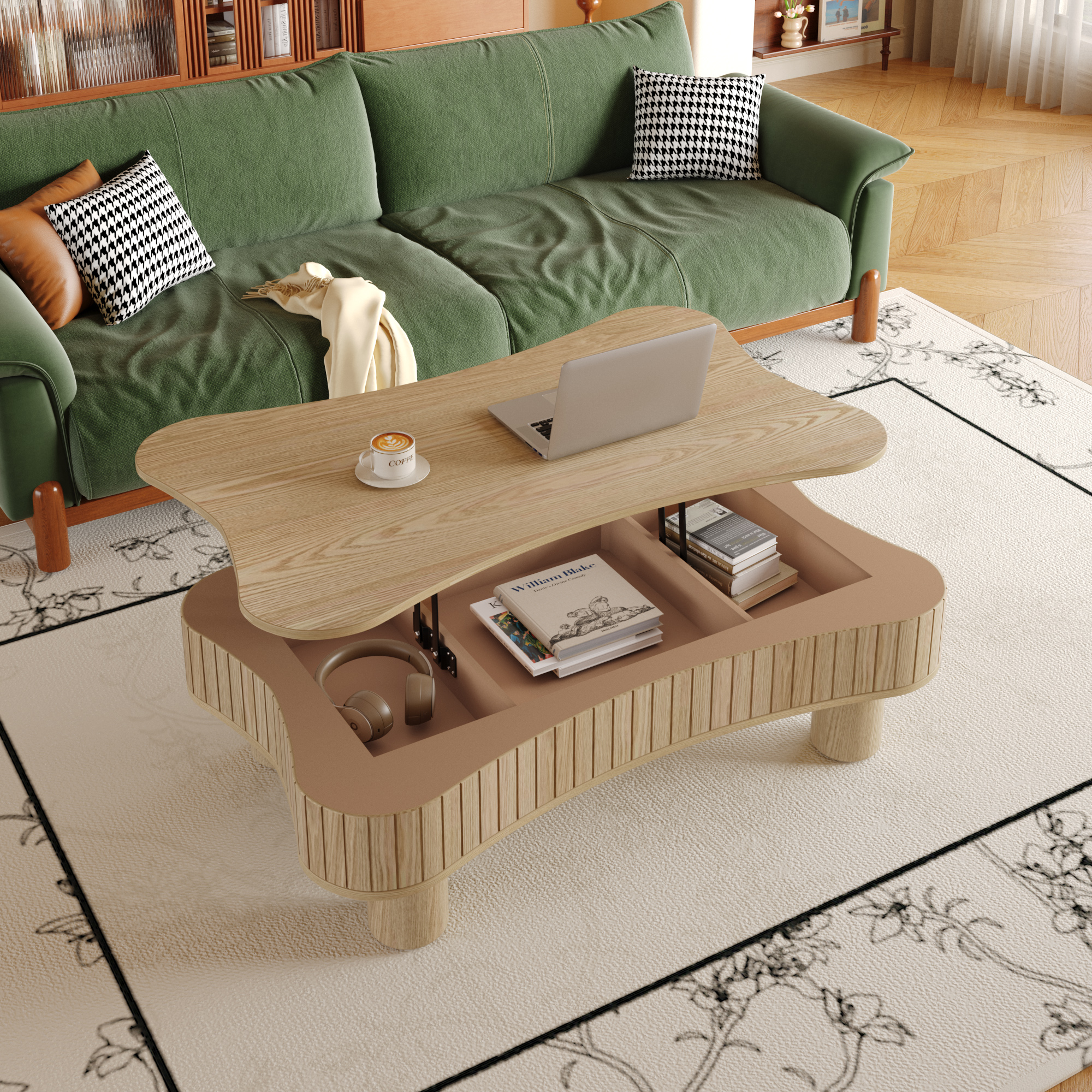 Lift Top Coffee Table, picture 2 of 4