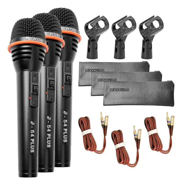 5Core Microphone Dynamic Mic Karaoke Singing Studio