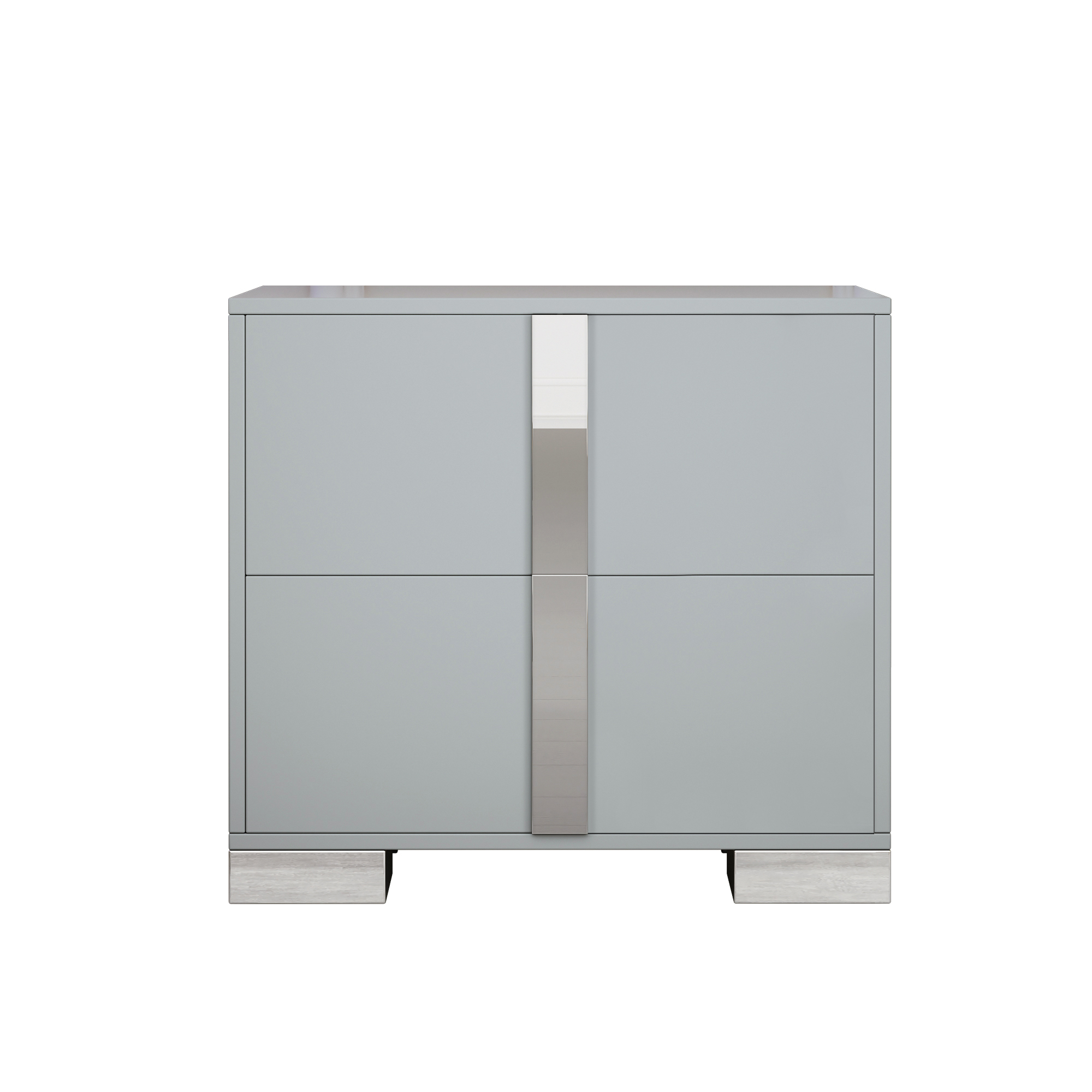 Mirrored Nightstand with 2 Drawers, picture 3 of 4