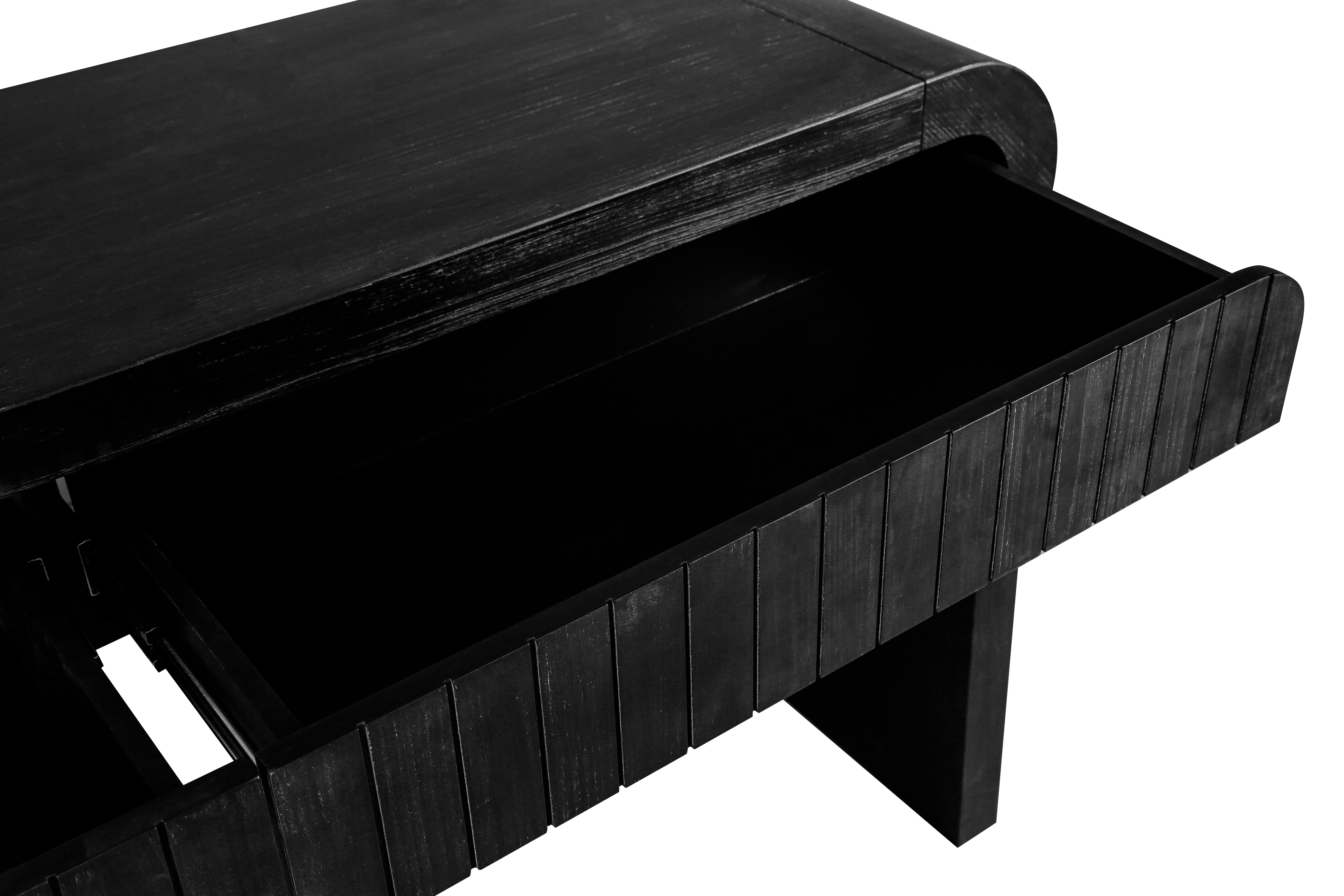 Vintage Console Table With Two Drawers For Entryway And Hallway_voghion.com