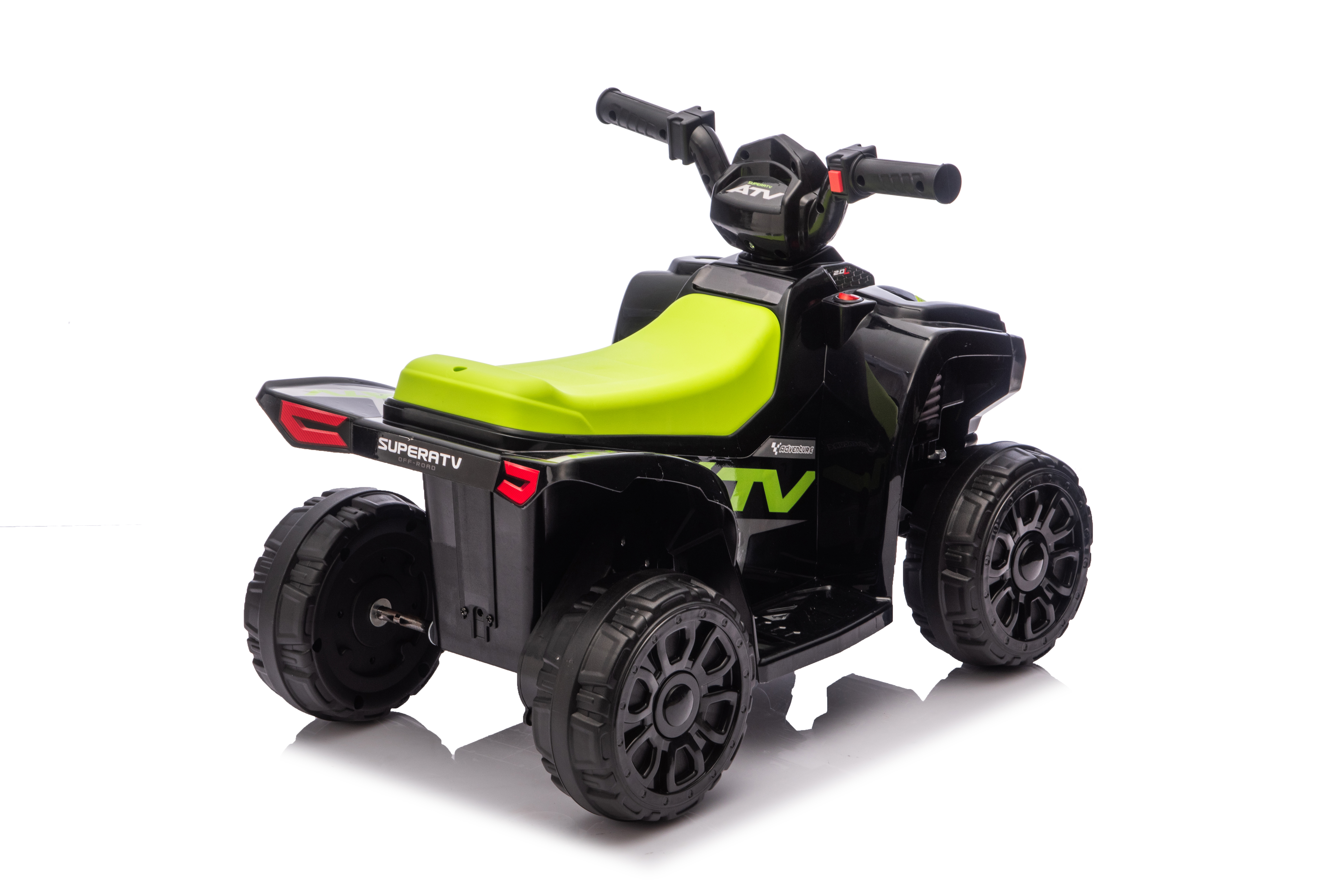 Ride On ATV, 6V Mini Off-Road Battery Powered Motorized Quad For Kids, Anti-Slip Wheels, RWD 4-Wheeler Electric Ride On Toy Car For Toddlers 3-5