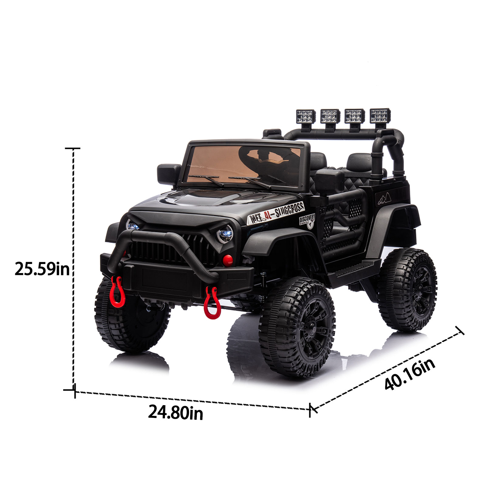 24V Kids Ride On Car W Parents Remote Control,400W Motor,Four Wheel Suspension,Adjustable Speed,USB,MP3,Music,Bluetooth,Large Display Screen,Power Display,Portable Handle,Safety Belt For Kids Aged 3.