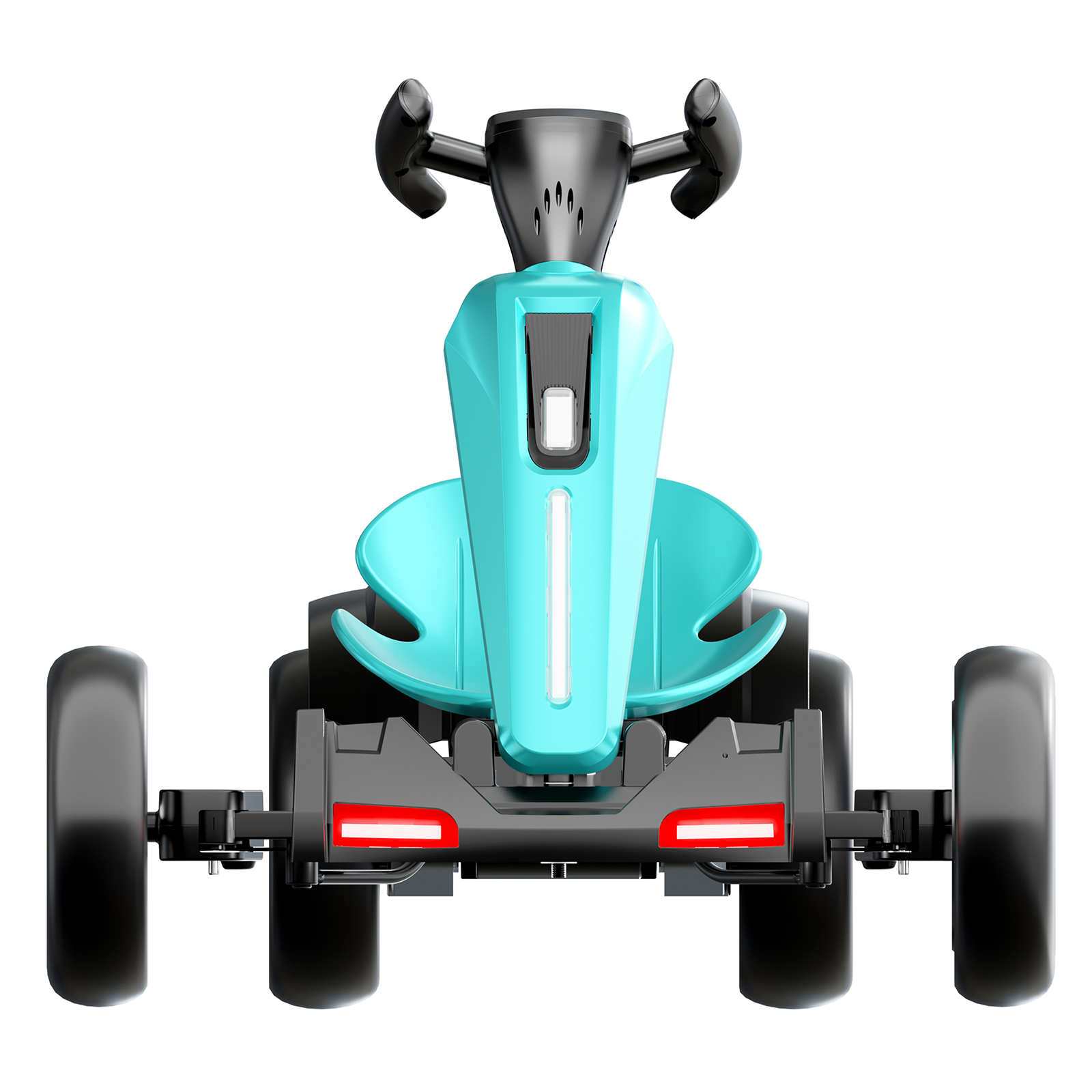 12V Electric Kids Pedal Go Kart, Folder Go Kart, Outdoor Ride On Toy With Adjustable Seat, 4 Non-Slip EVA Wheels For Boys And Girls For Age 3-6 Years Old Light BLUE