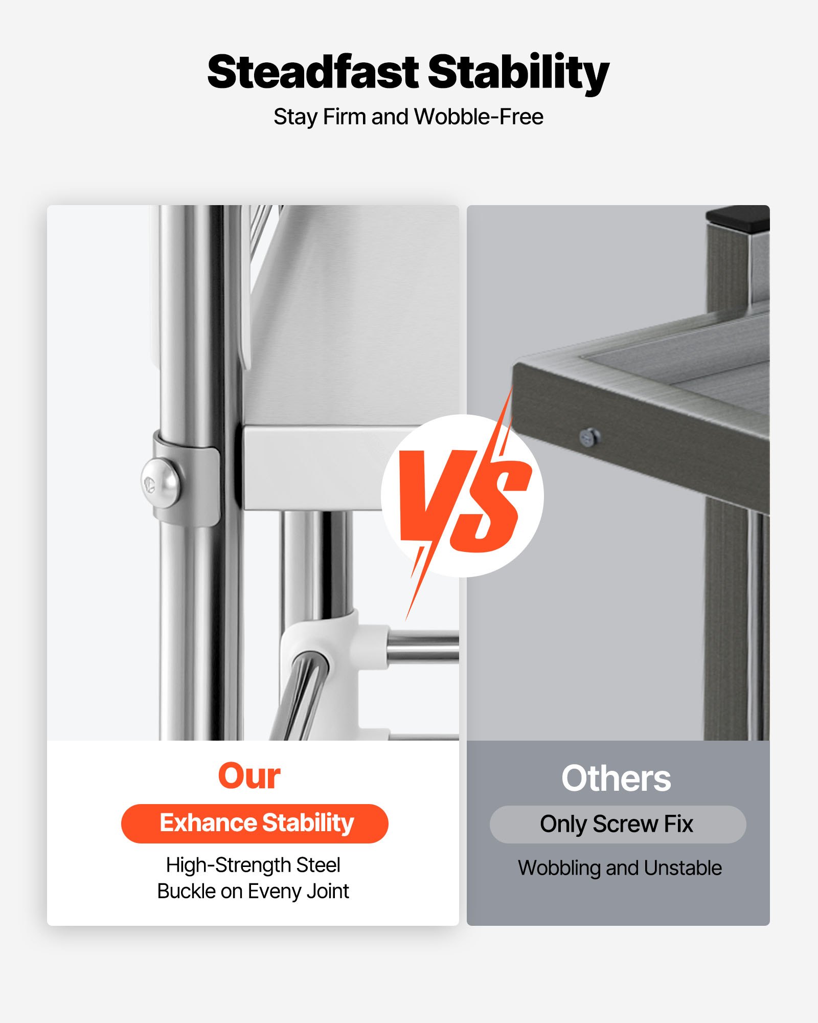 Stainless Steel Cart, 2-Tier Rolling Lab Utility Cart With Lockable Wheels, Medical Serving Trolley Clinic Tray, Heavy Duty Mobile Service Storage Tray For Hospital, Restaurant, Kitchen, Salon