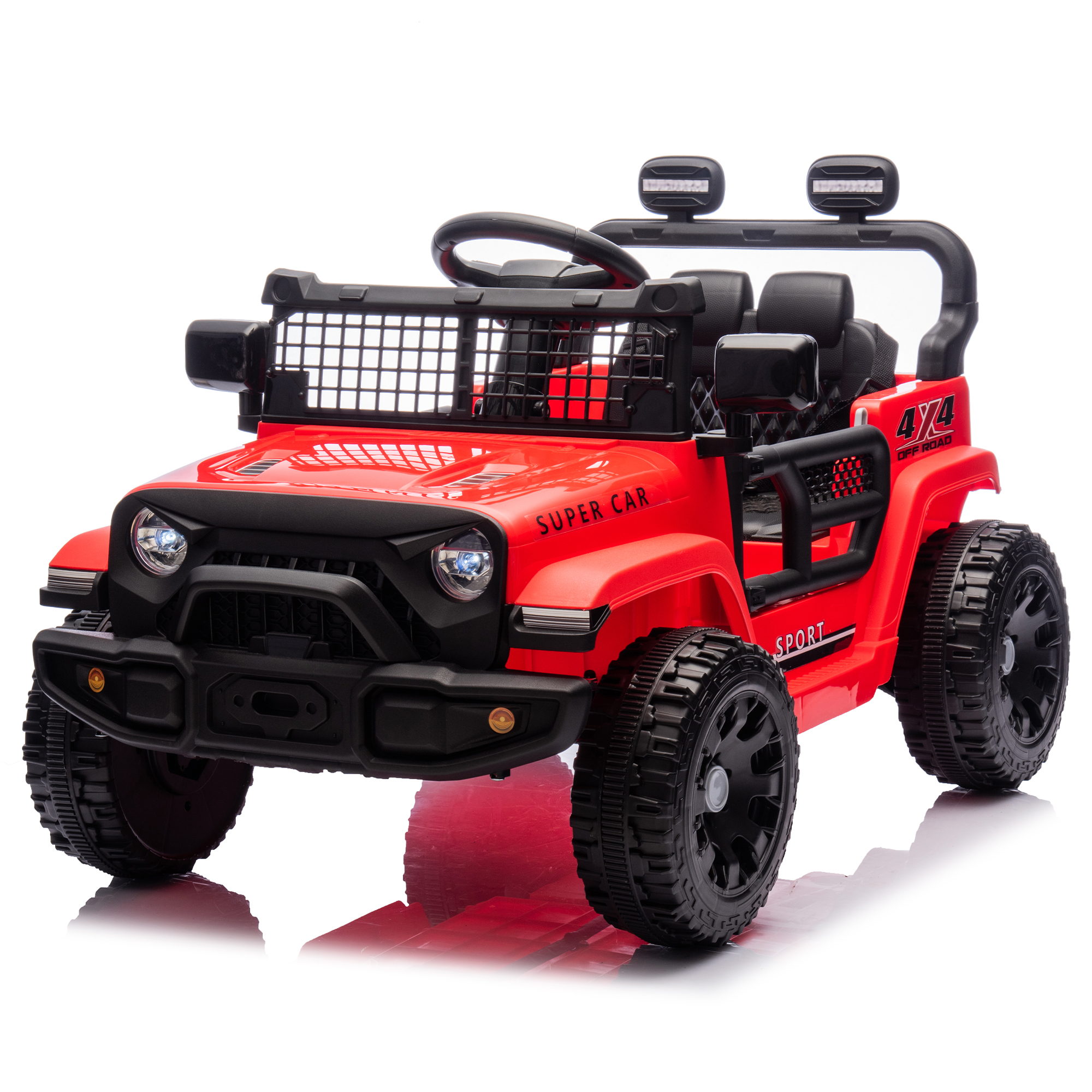 24V Kids Ride On Car W Parents Control,Four-wheel Suspension,2WD,Power Display,Bluetooth,MP3,Music,LED Headlight,Provide A Speed Of 1.86-3.11MPH For Kids Around 3 Years Old.