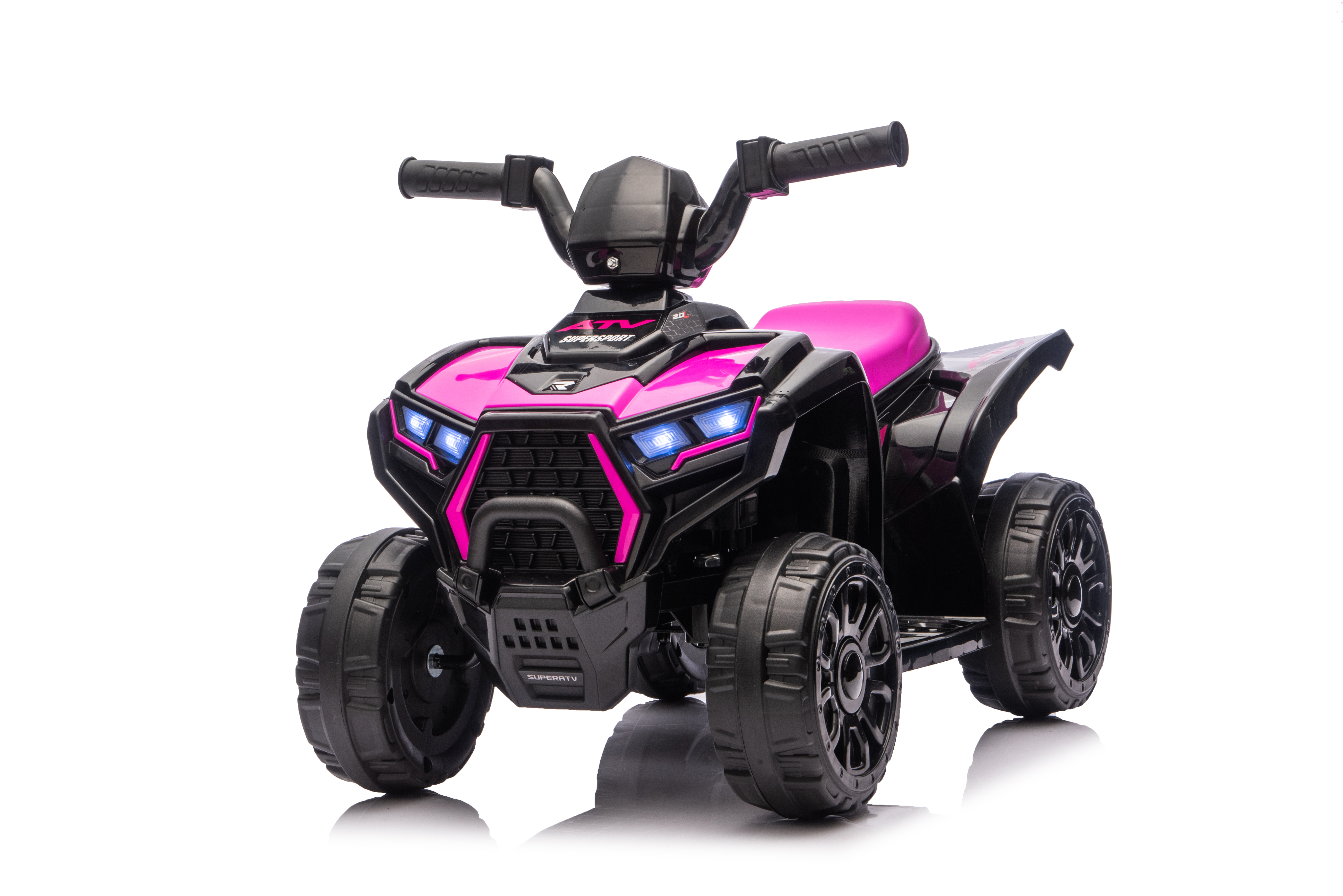 Ride On ATV, 6V Mini Off-Road Battery Powered Motorized Quad For Kids, Anti-Slip Wheels, RWD 4-Wheeler Electric Ride On Toy Car For Toddlers 3-5 - Image 1