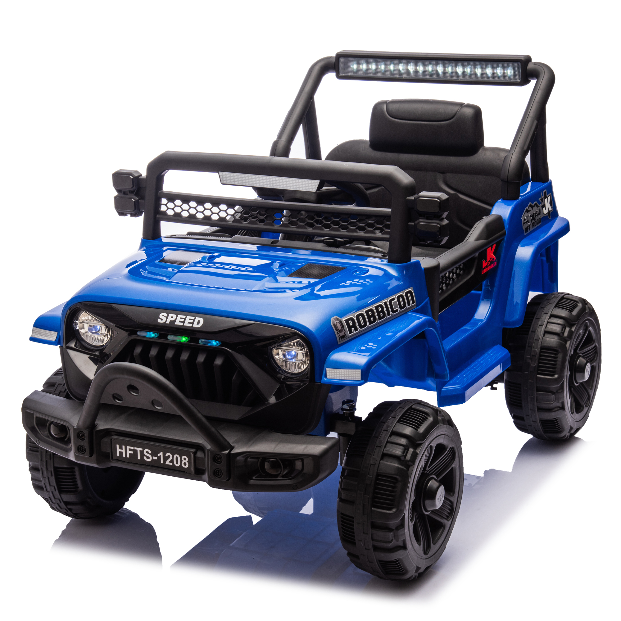 12V Kids Ride On Electric Truck Car W Parents Control,2WD,Four-wheel Suspension,Early Education Function,Adjustable Volume,USB,MP3,Bluetooth,Microphone Jack,Power Display,LED Lights For Kids Aged 1-4.
