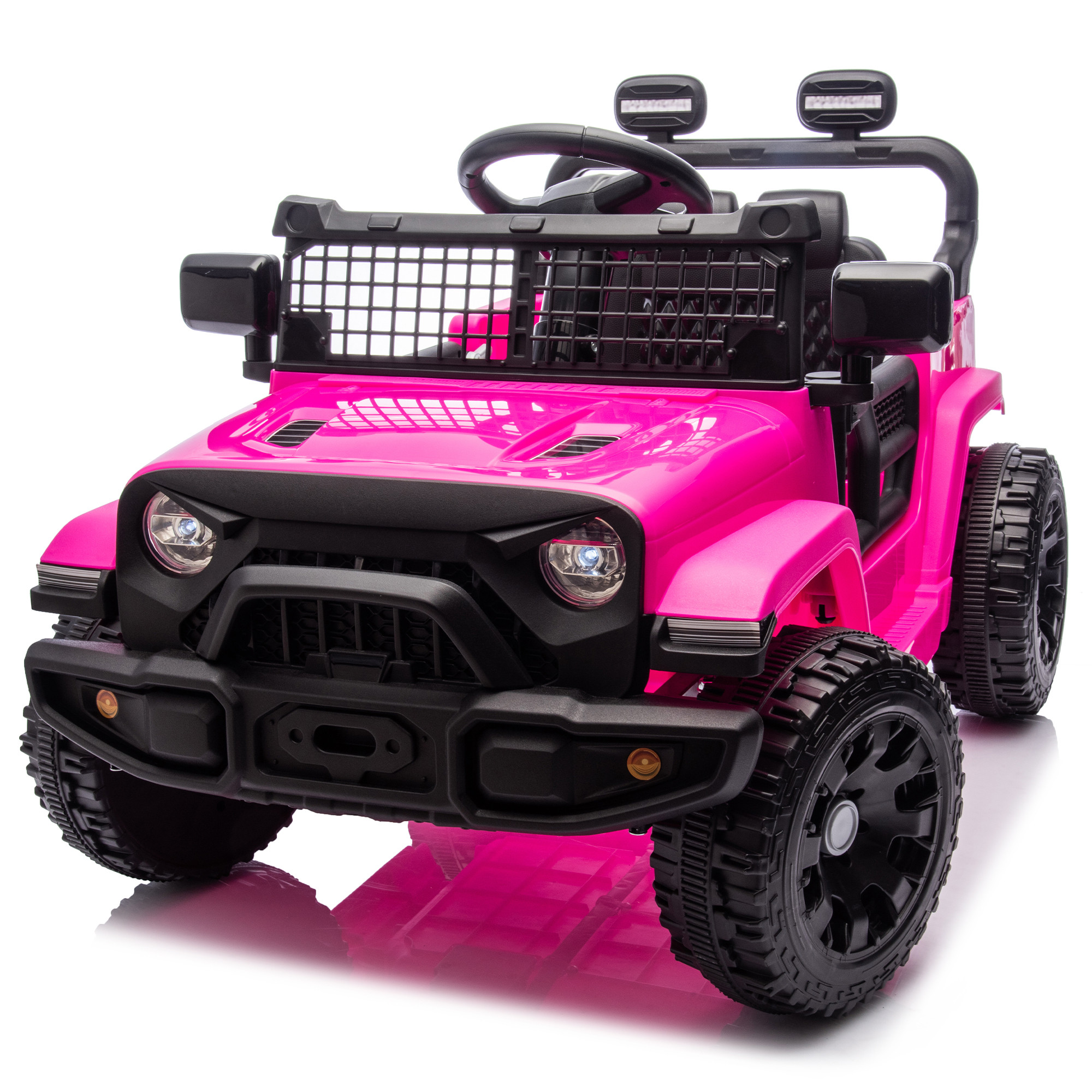 24V Kids Ride On Car W Parents Control,Four-wheel Suspension,2WD,Power Display,Bluetooth,MP3,Music,LED Headlight,Provide A Speed Of 1.86-3.11MPH For Kids Around 3 Years Old. - Image 1