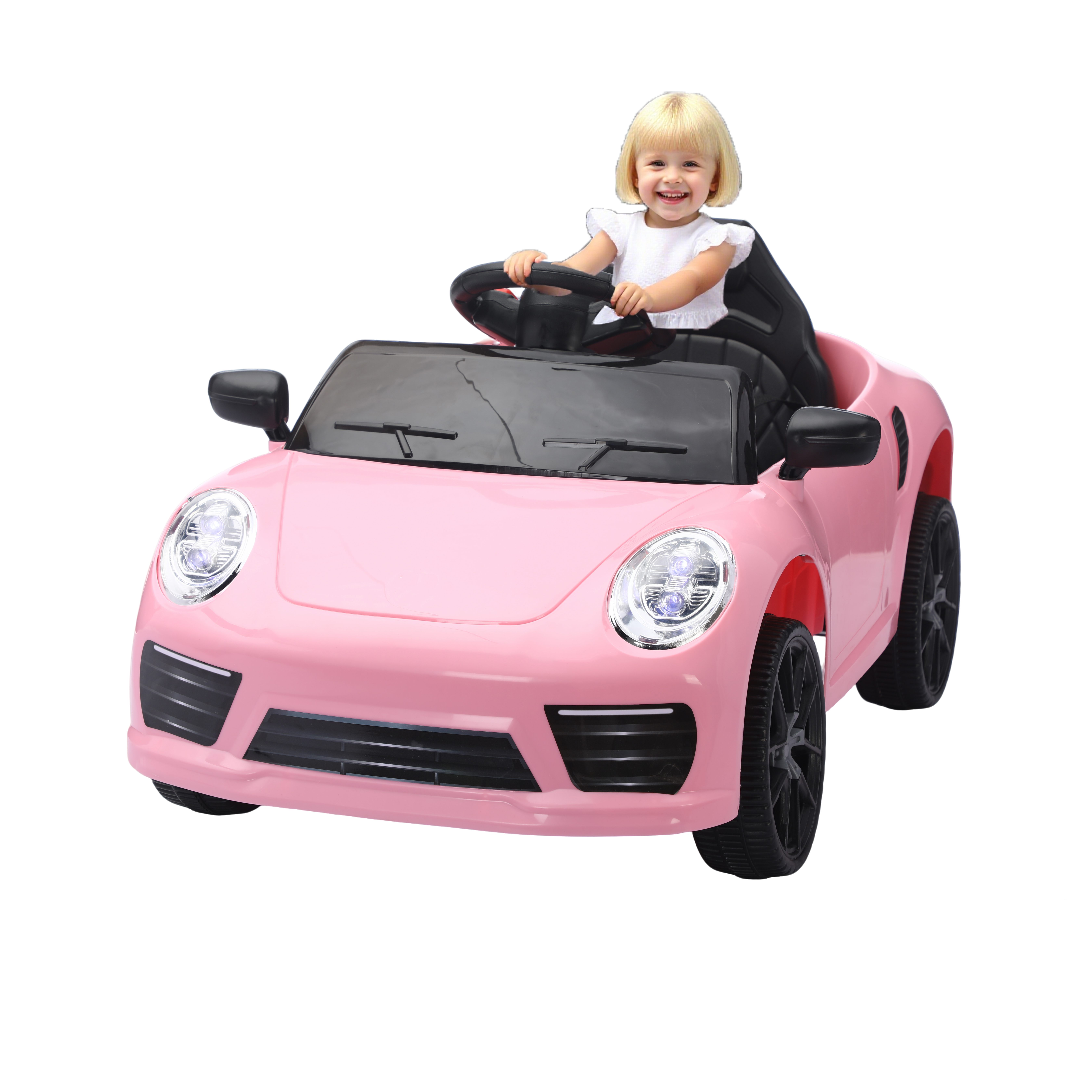 Ride On Car, Kids Electric Car, Riding Toys For Kids With Remote Control Swing Amazing Gift For 3-5 Years Girls