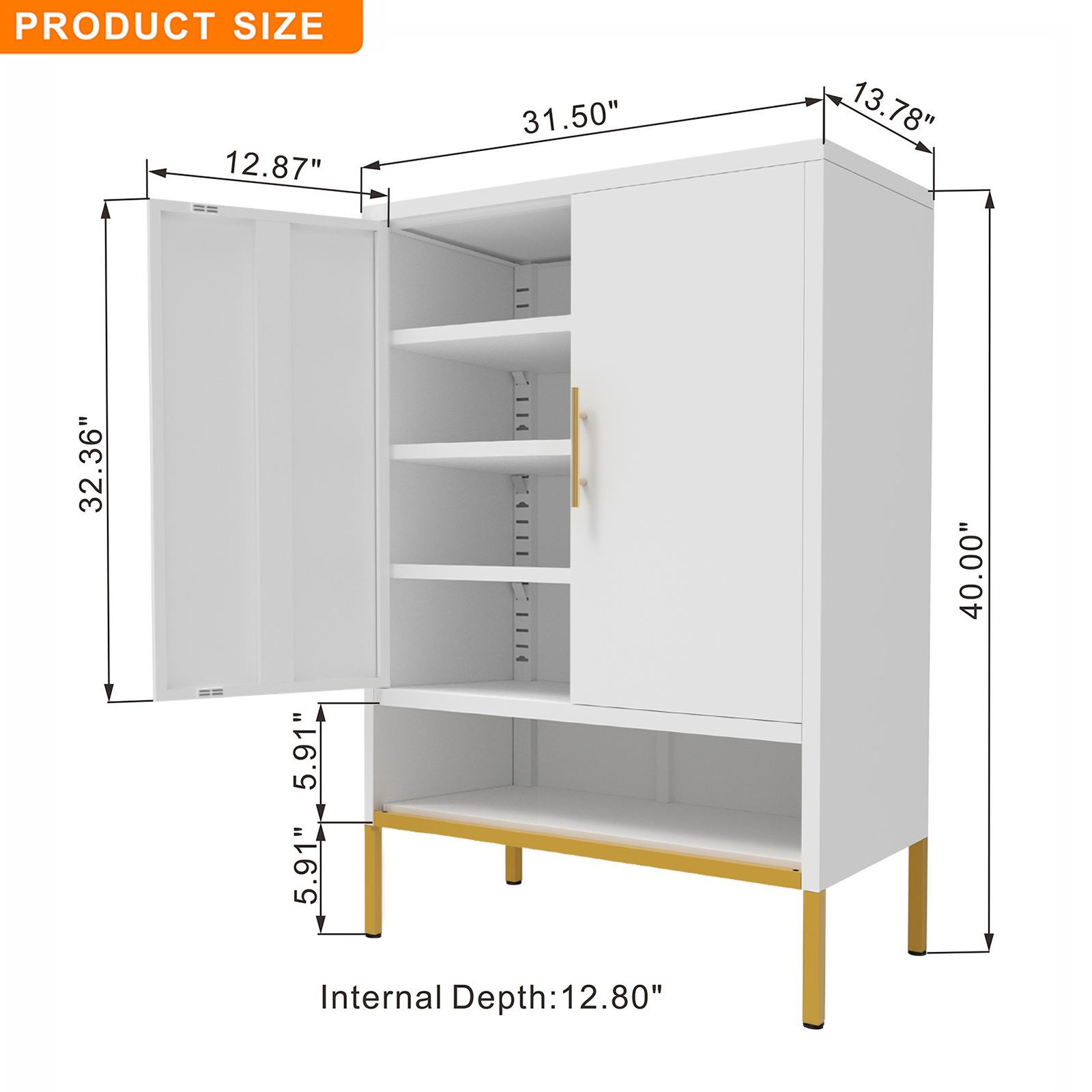 Steel Shoe Storage Cabinet, picture 2 of 4