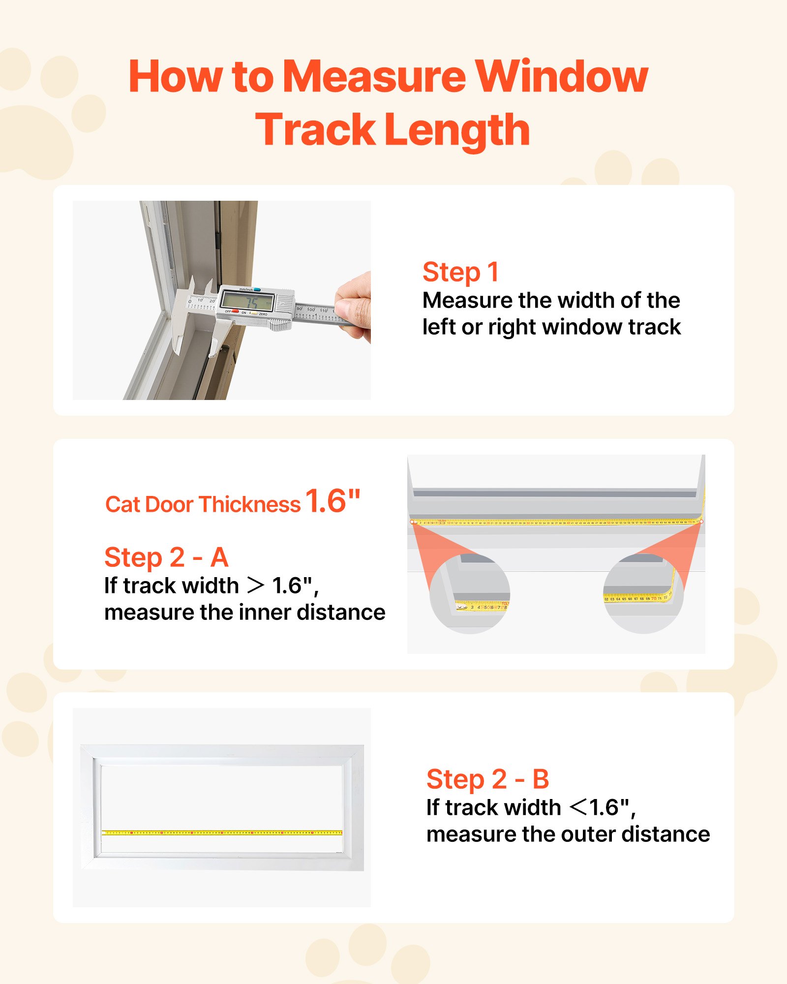 Cat Door For Window, Adjustable To Fit Window Width 35"-40", 4 Secure Lock Modes, Aluminum Frame And High-Transparency Glass, Magnetic Closure, Weatherproof Quick-Fit Pet Door For Cats, White