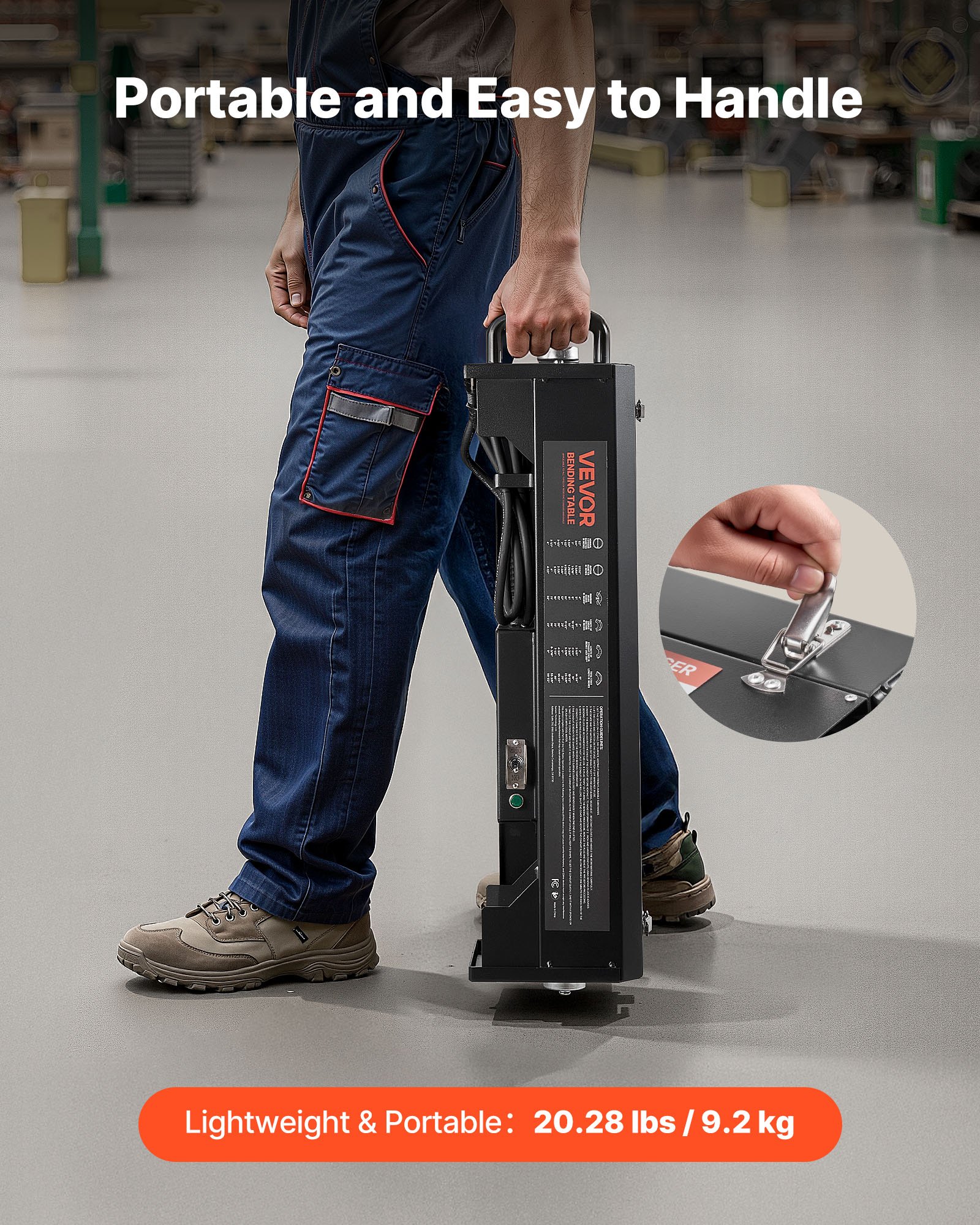 Electric PVC Conduit Heater, 1/2" To 2", 1200W Rapid And Even Heating, PVC Bender Heater Pipe Bending Tool With Carrying Handle, Easy To Use, For Construction Crews, DIY Enthusiasts, Workshop