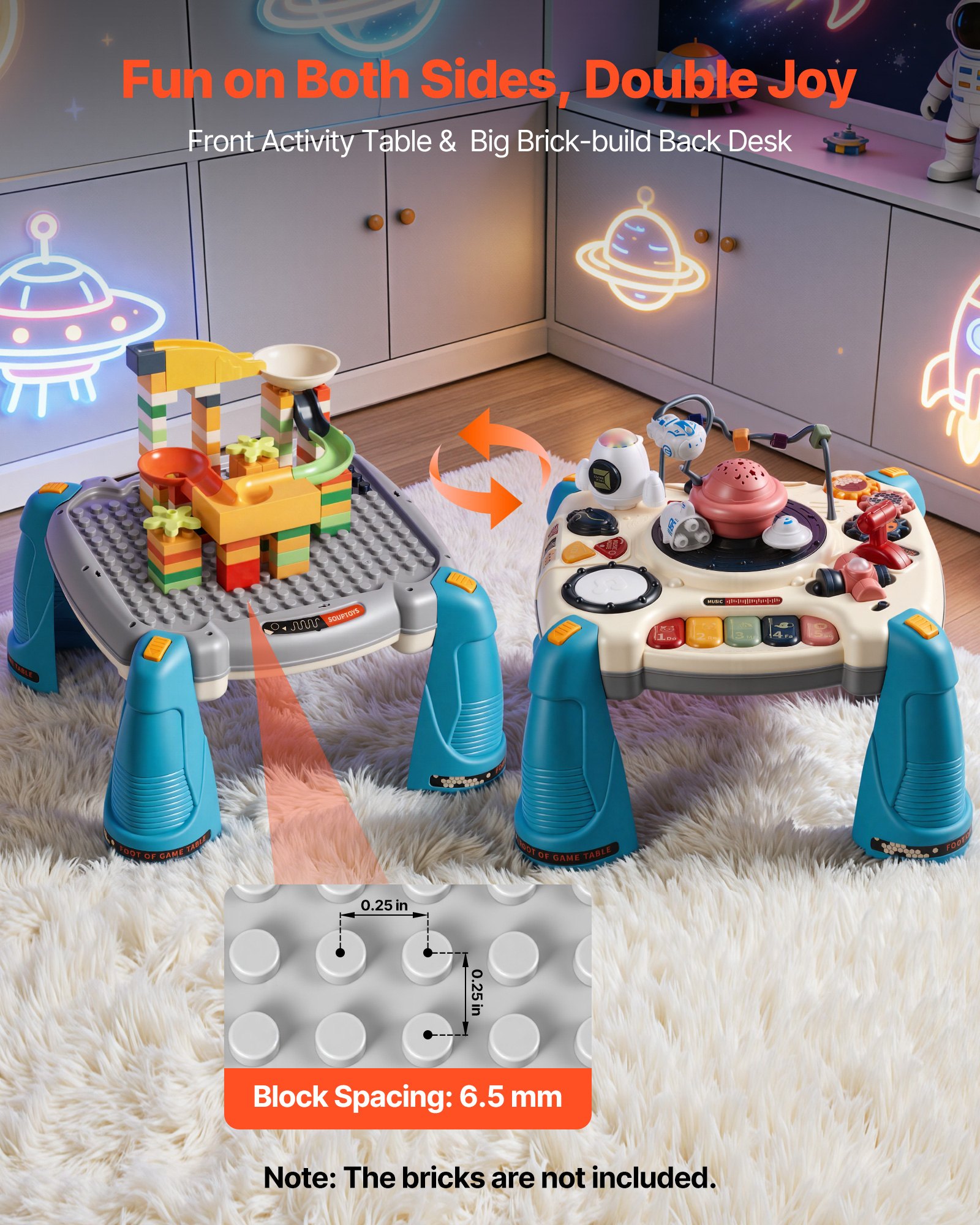 Jouets de table musicale pour bébé de 1 à 3 ans – Image 4