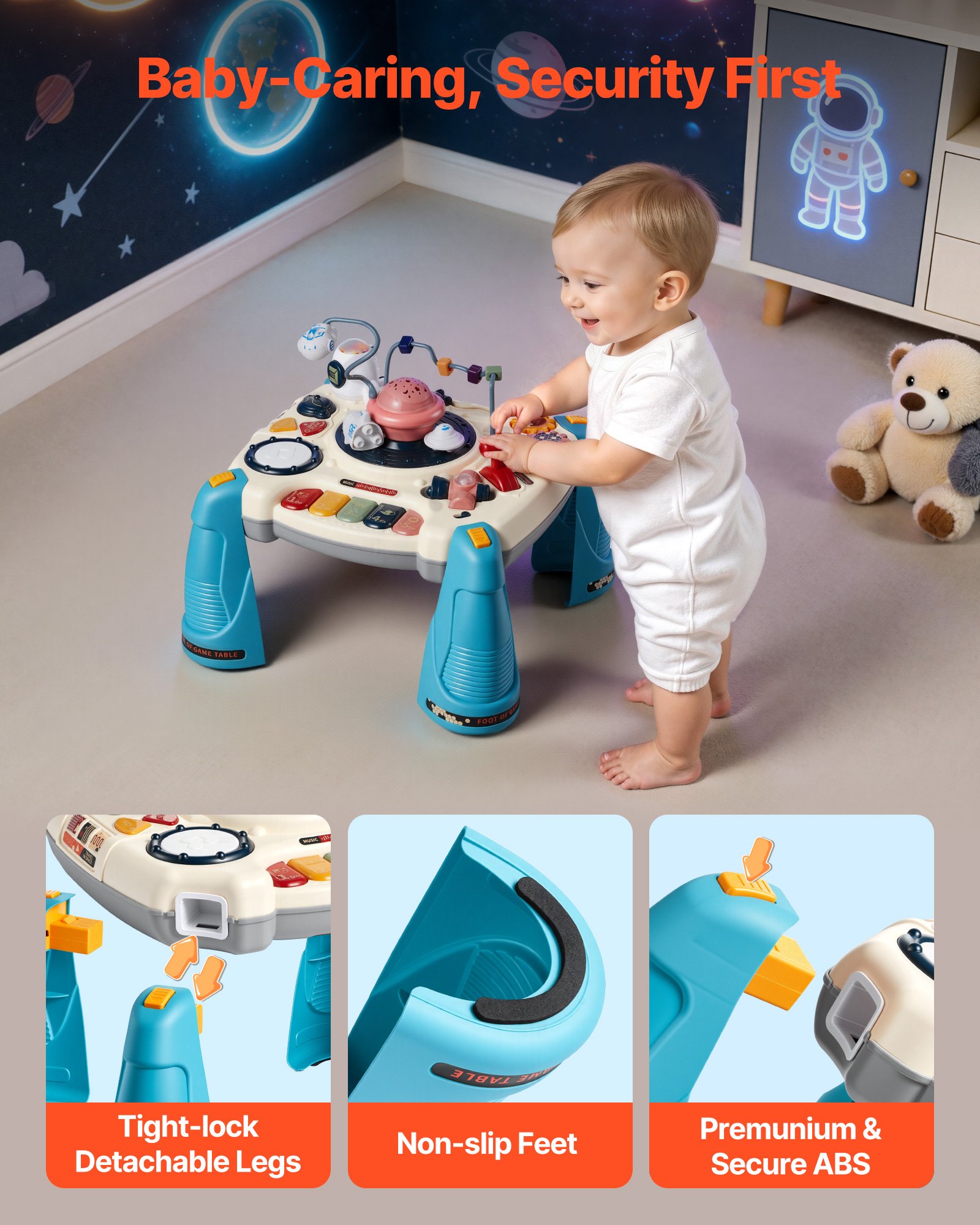 Jouets de table musicale pour bébé de 1 à 3 ans – Image 5