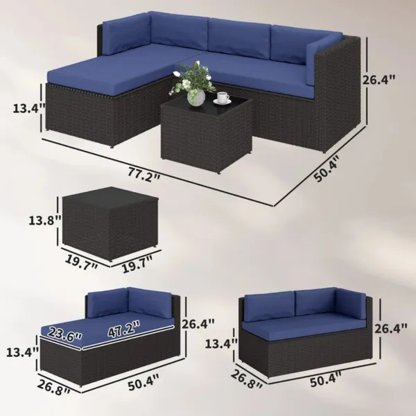 Back-Yard Patio Furniture Set