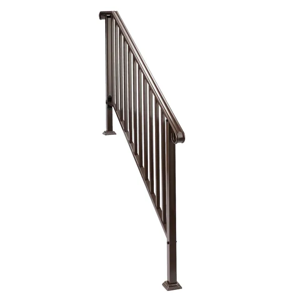 Outdoor 4 Level Iron Handrail Copper_voghion.com