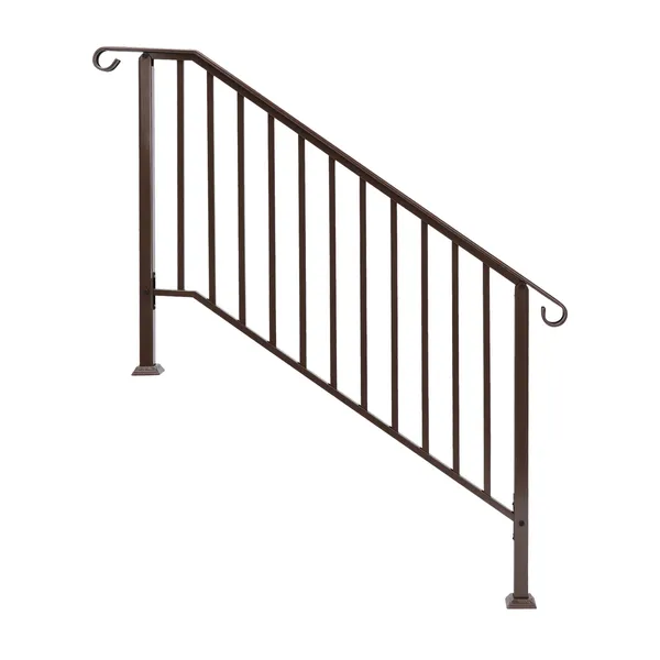 Outdoor 4 Level Iron Handrail Copper_voghion.com