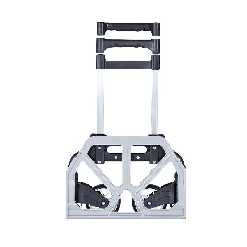 Manual Hand Truck Heavy-Duty Sack Truck Folding Portable Hand Truck For Industrial And Home Use (Max Load 75 Kg) - Load Board Size 24x39 Cm, Steel, Unified Size