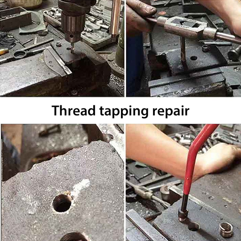 Support pan European shipping--131 Sets Of Screw Repair Tools, Tap Drill Bits Set - 131 Sets Of Tap Combination Set M5-12